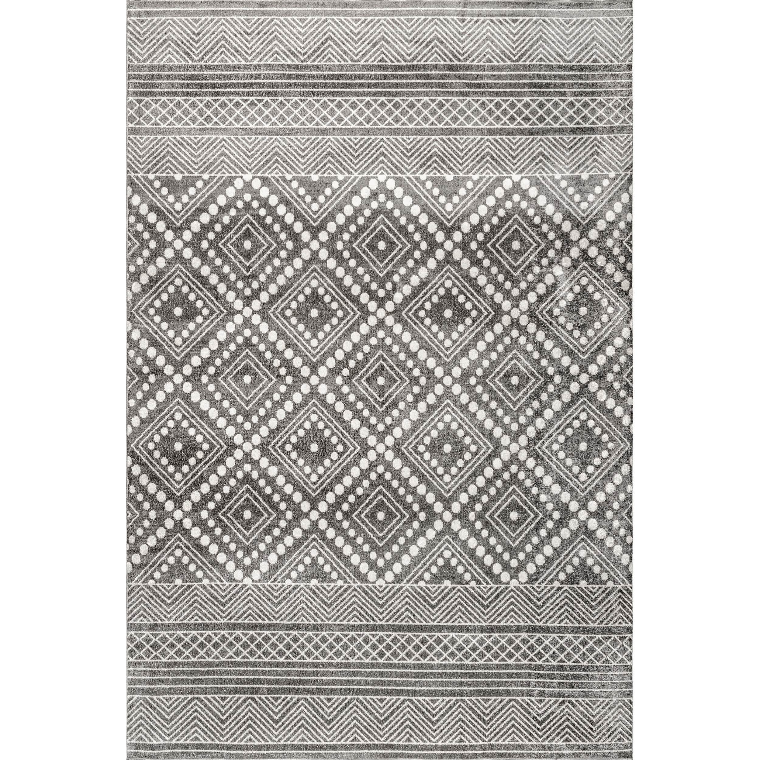 Phyllis Machine Washable Diamond Trellis Area Rug - Image 13