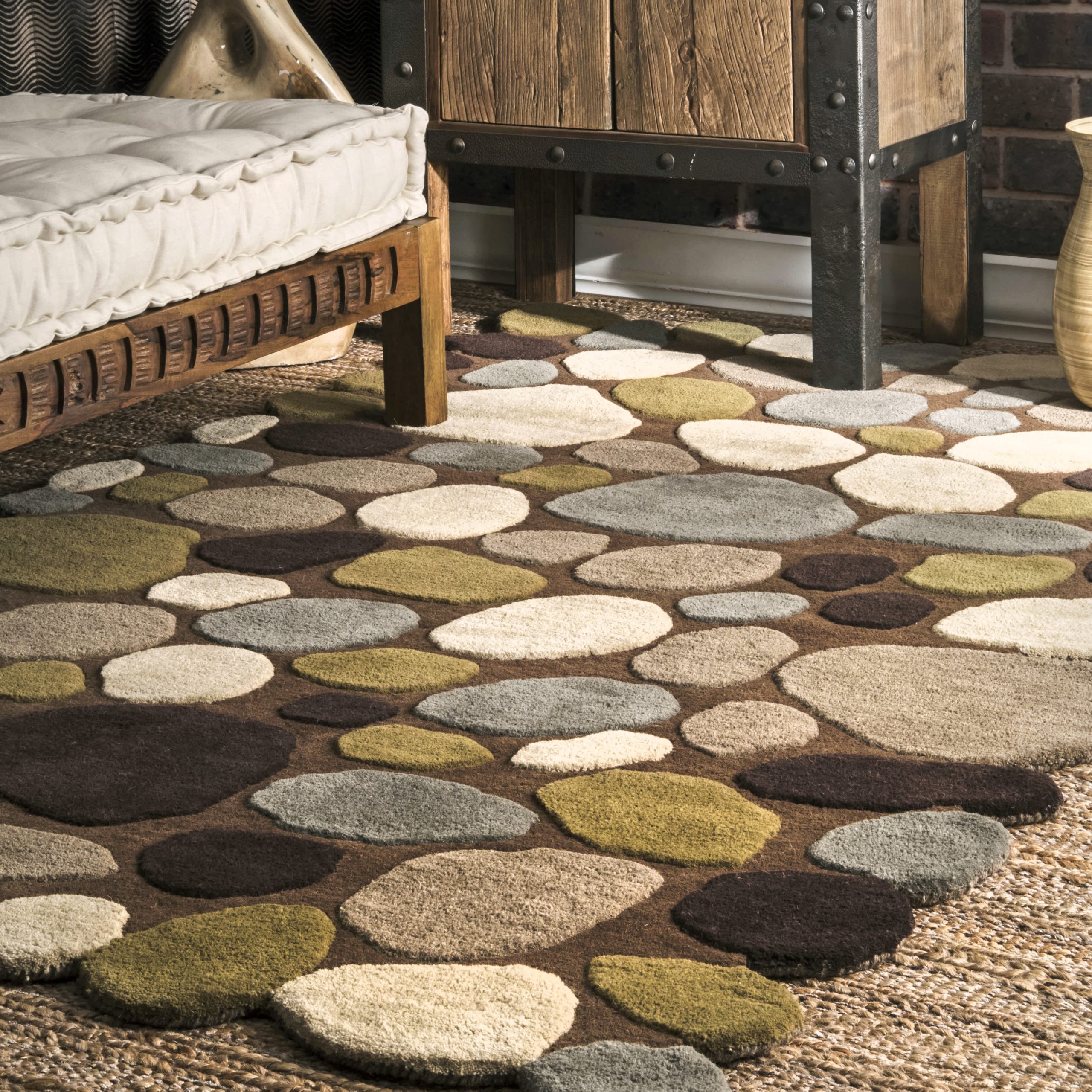 Hand Tufted Pebbles Area Rug - Image 2