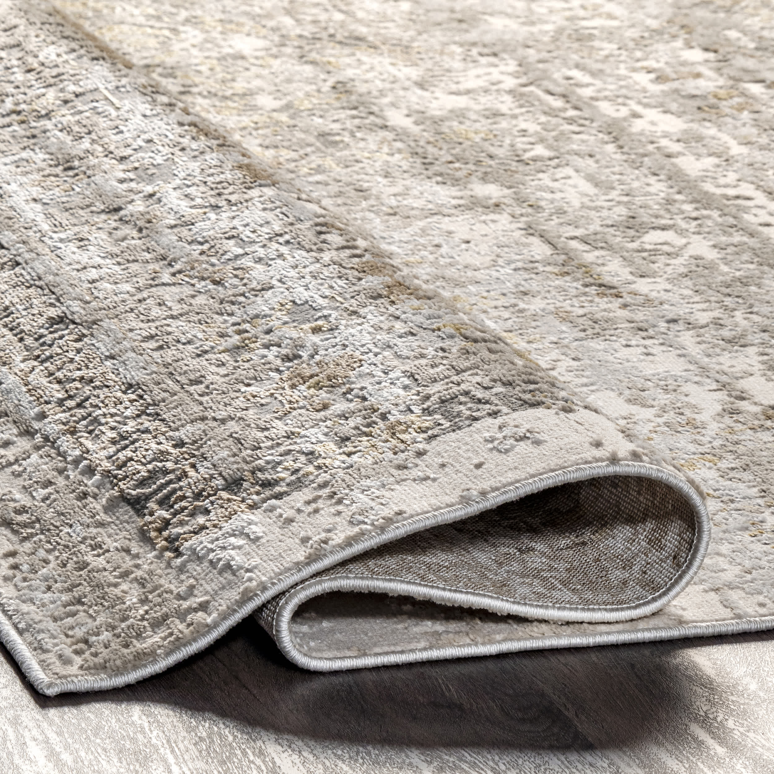 Lucille Faded Vintage Medallion Area Rug - Image 4