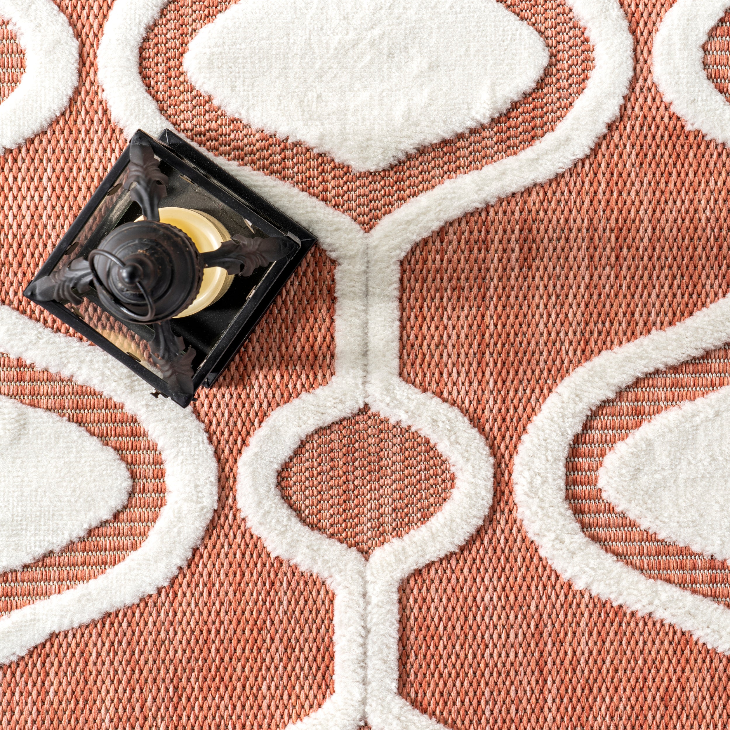 Lila Geometric Striped Indoor/Outdoor Area Rug - Image 6
