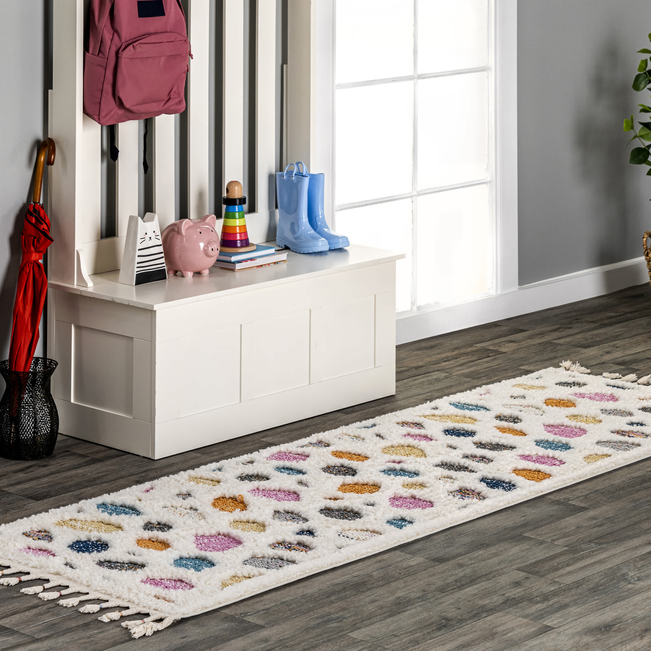 Maybelle Braided Tassle Modern Area Rug - Image 10