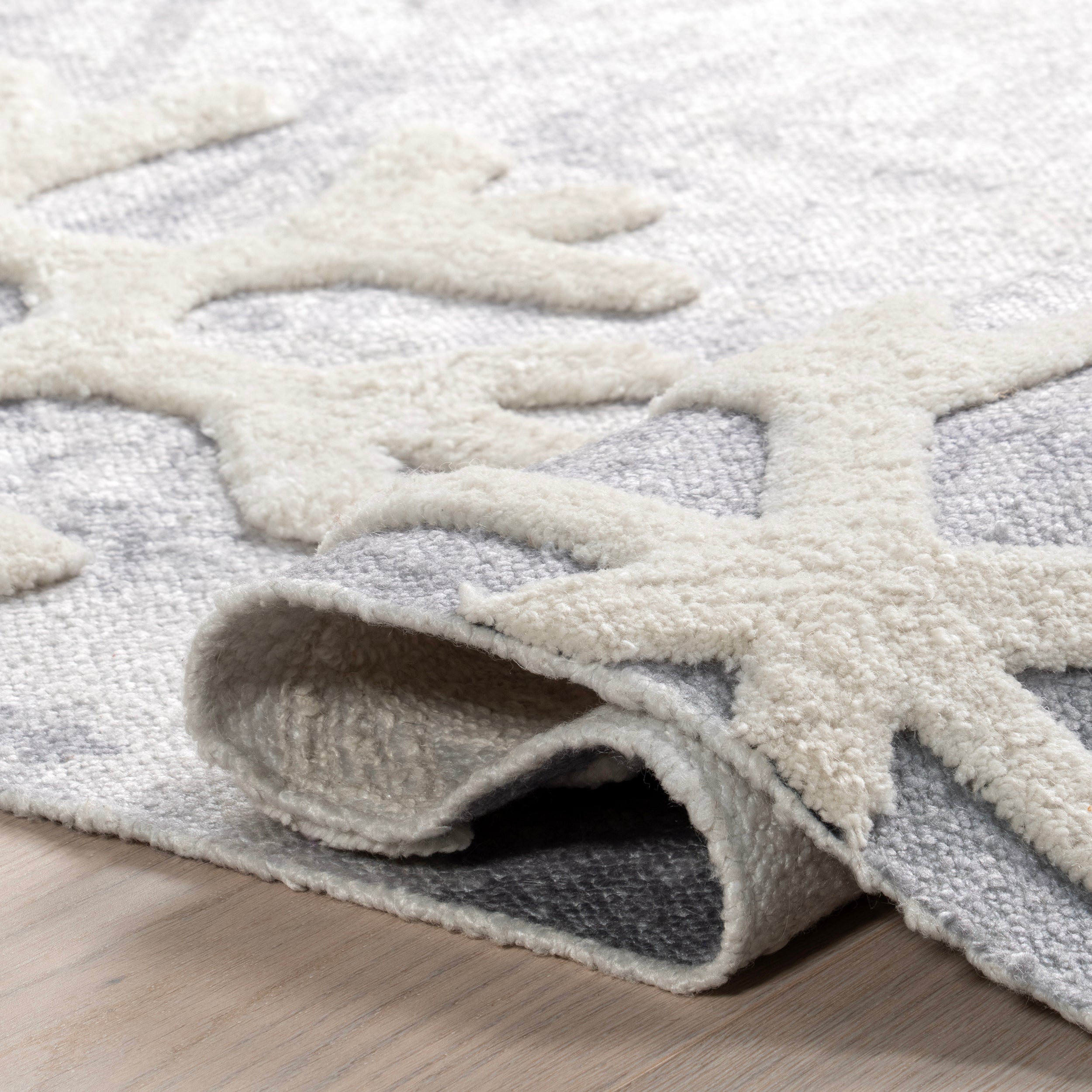 Fiona High-Low Snowfall Area Rug - Image 4