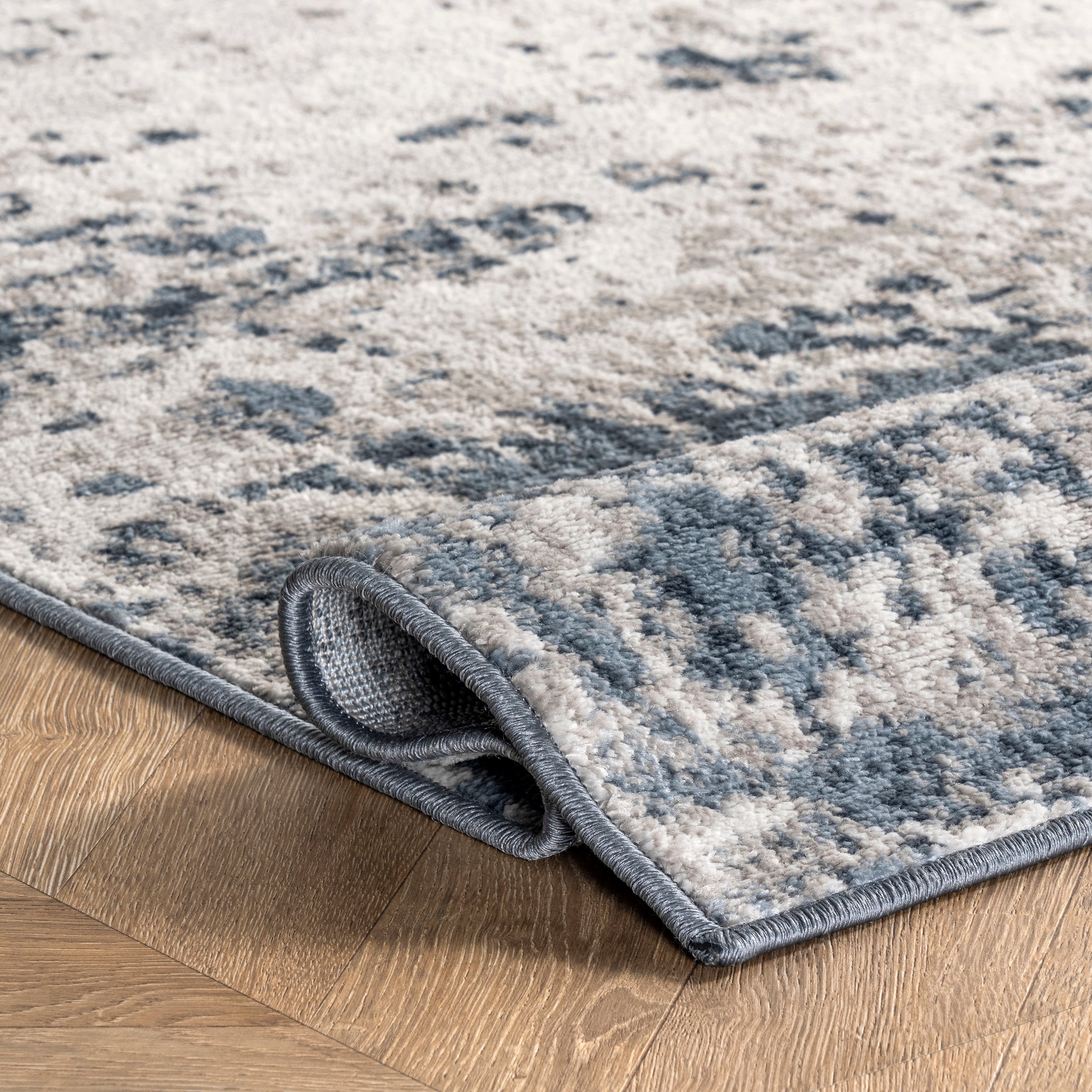 Zoe Faded Abstract Area Rug - Image 4