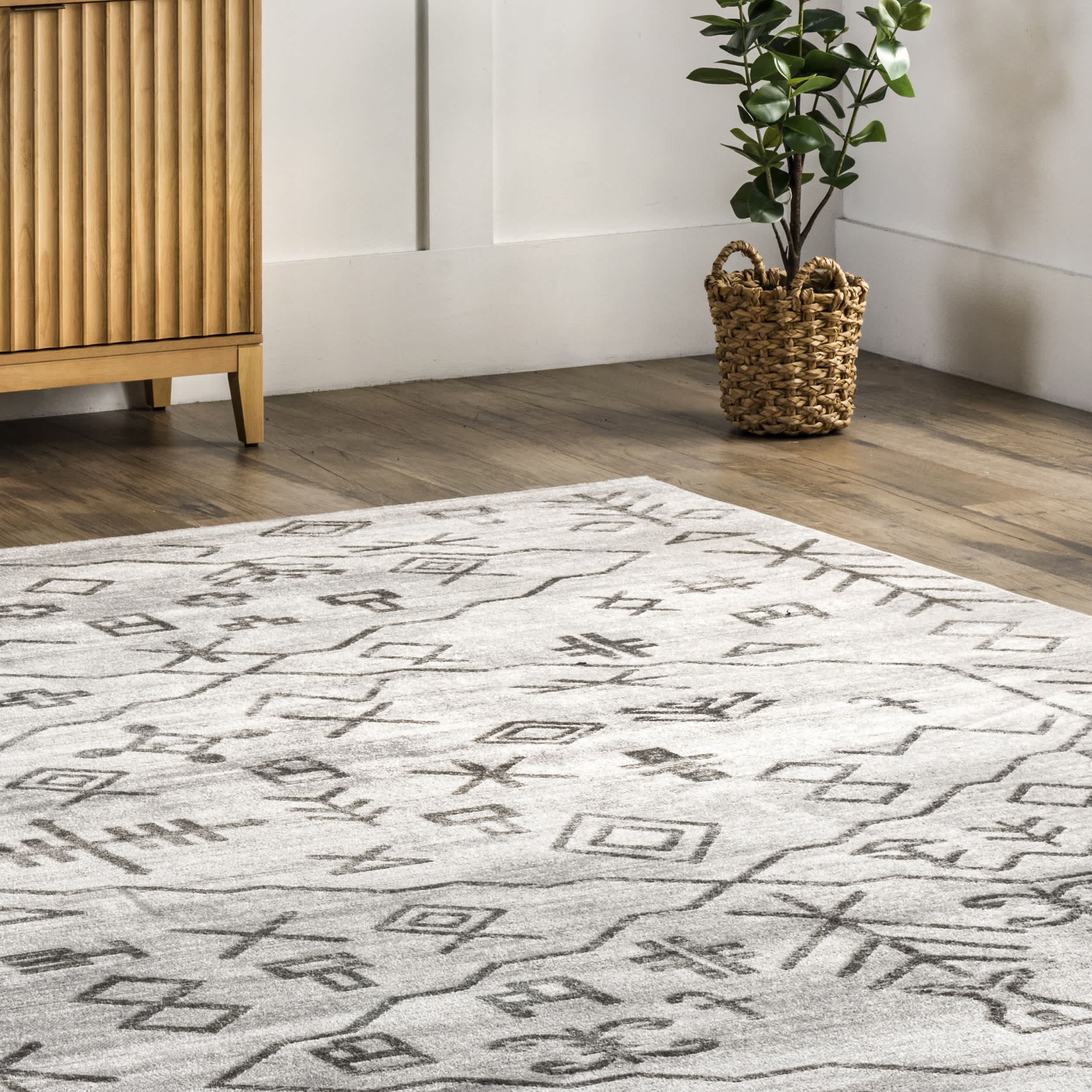 Rhonda Washable Symbolism Area Rug - Image 9