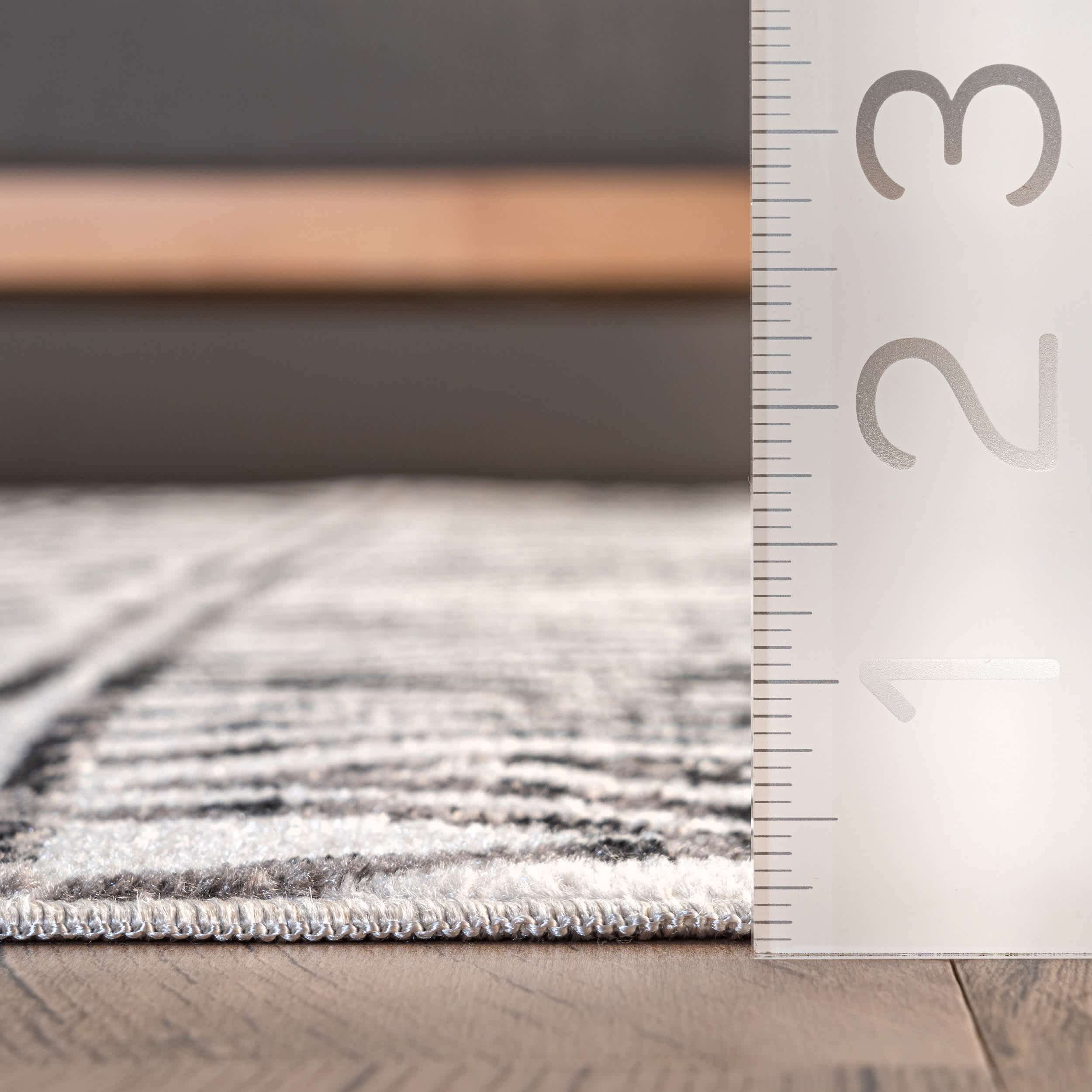 Lucci Machine Washable Aztec Area Rug - Image 3