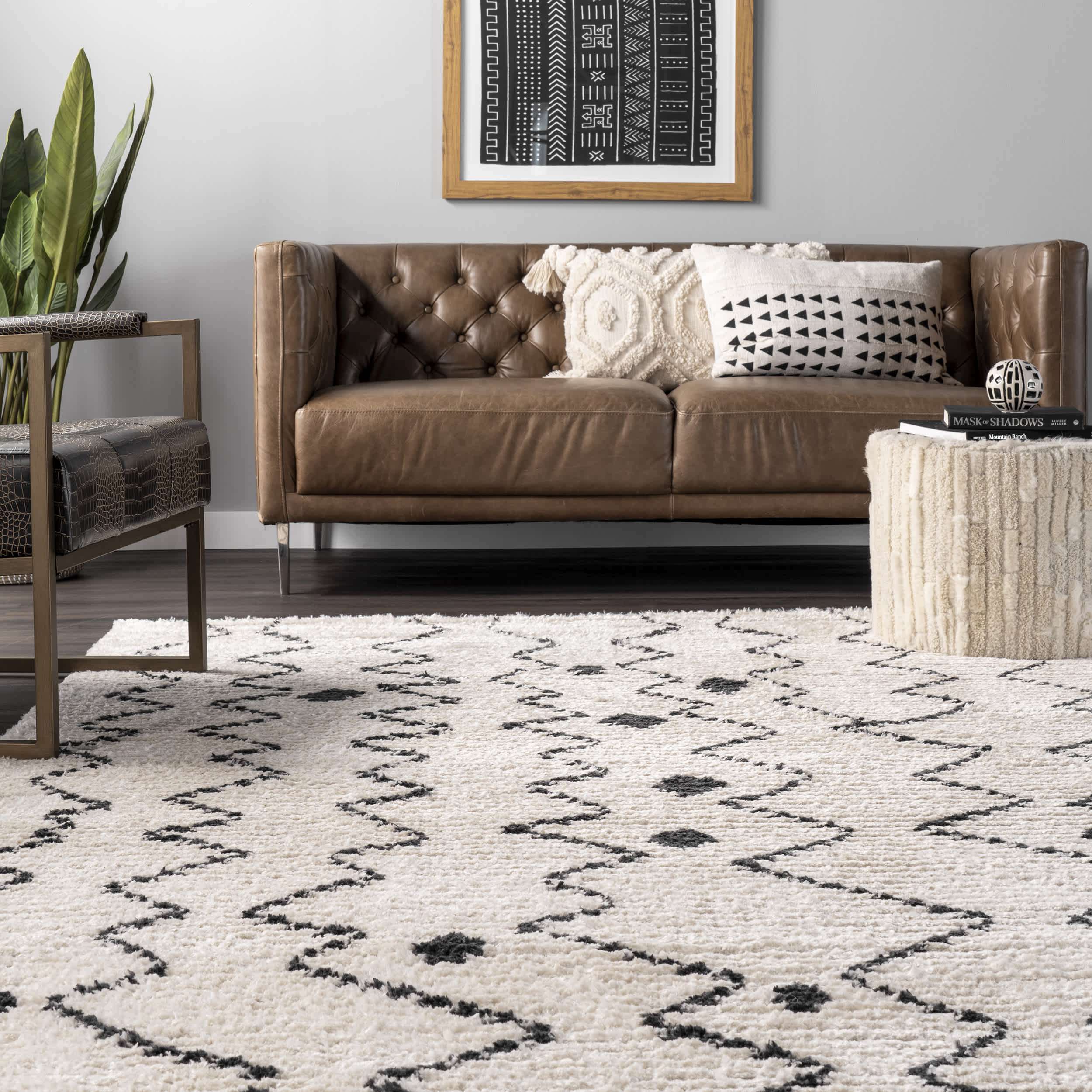 Mari Moroccan Soft Shag Fringe Area Rug - Image 8