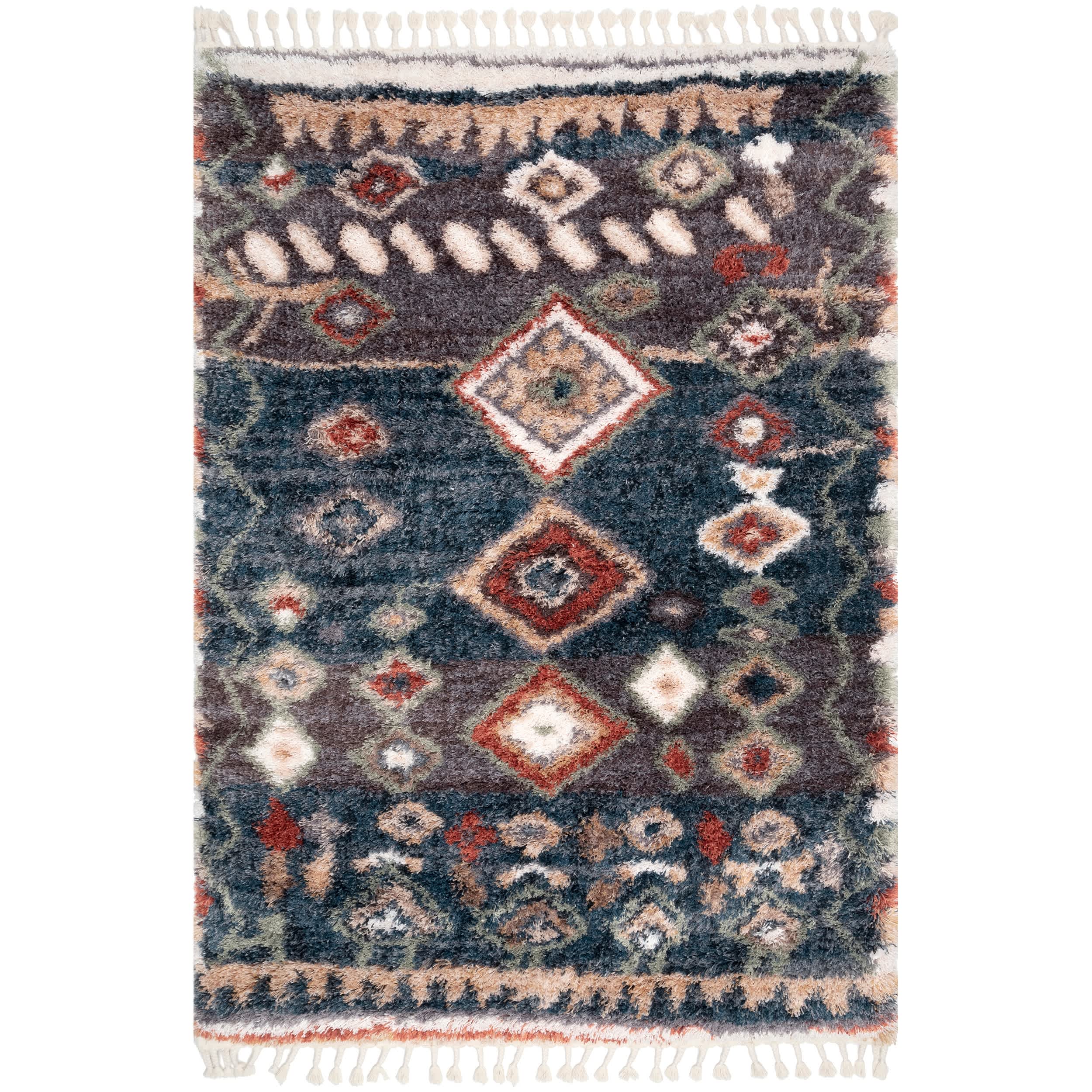 Southwestern Rosemarie Moroccan Tassel Shag Area Rug - Image 11