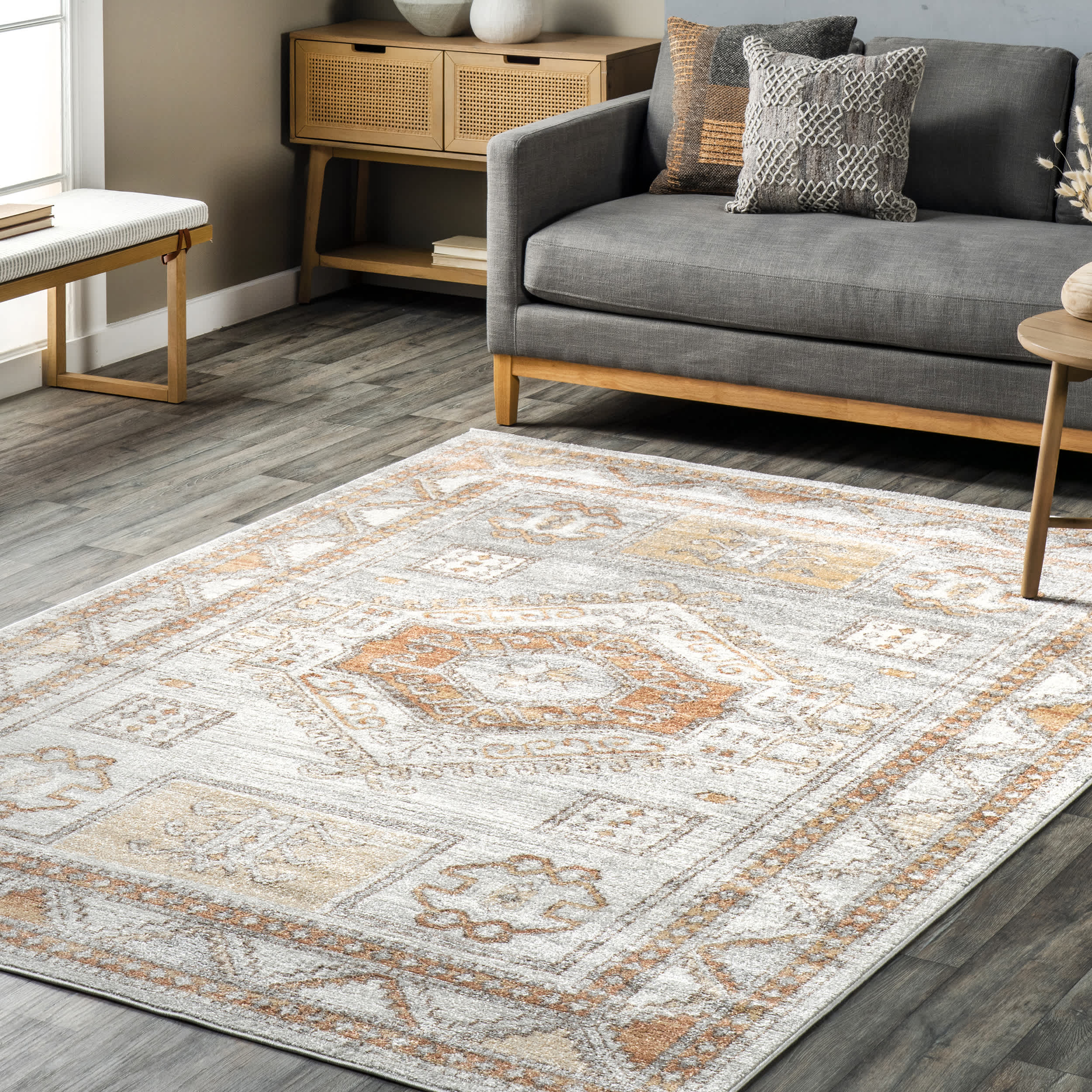 Vintage Paula Tribal Area Rug - Image 9