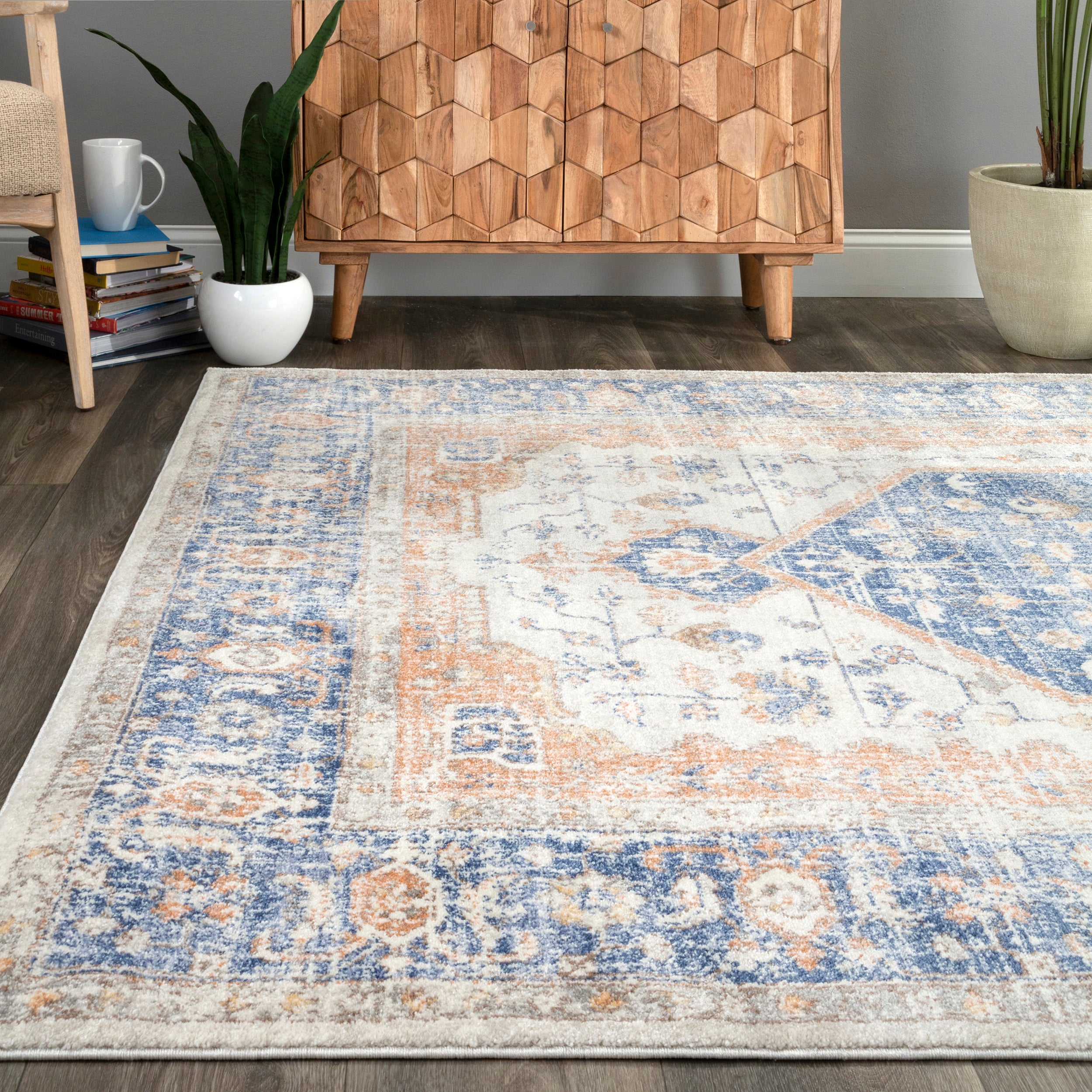 Jacquie Vintage Floral Area Rug - Image 20