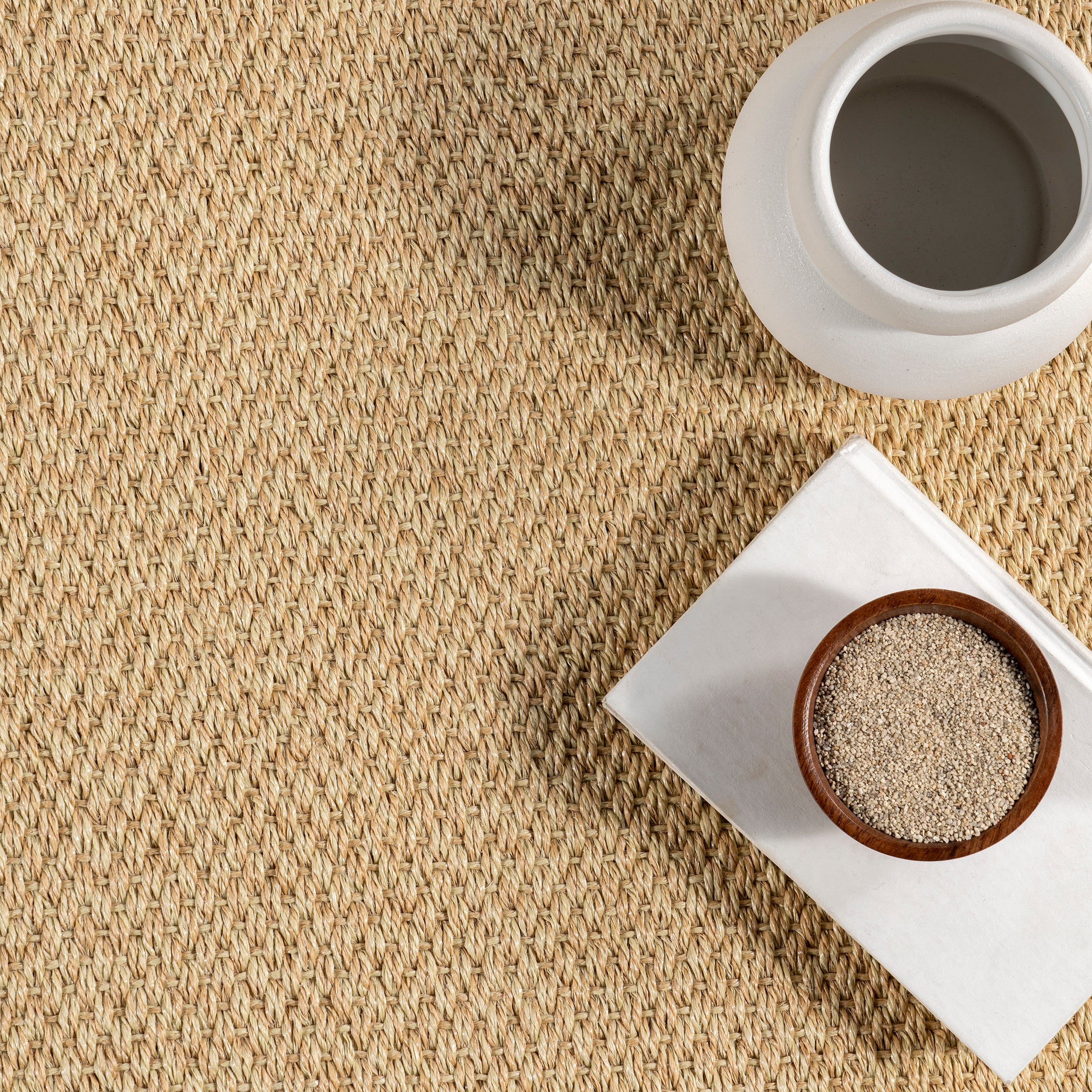 Suki Casual Faux Seagrass Indoor/Outdoor Area Rug - Image 6