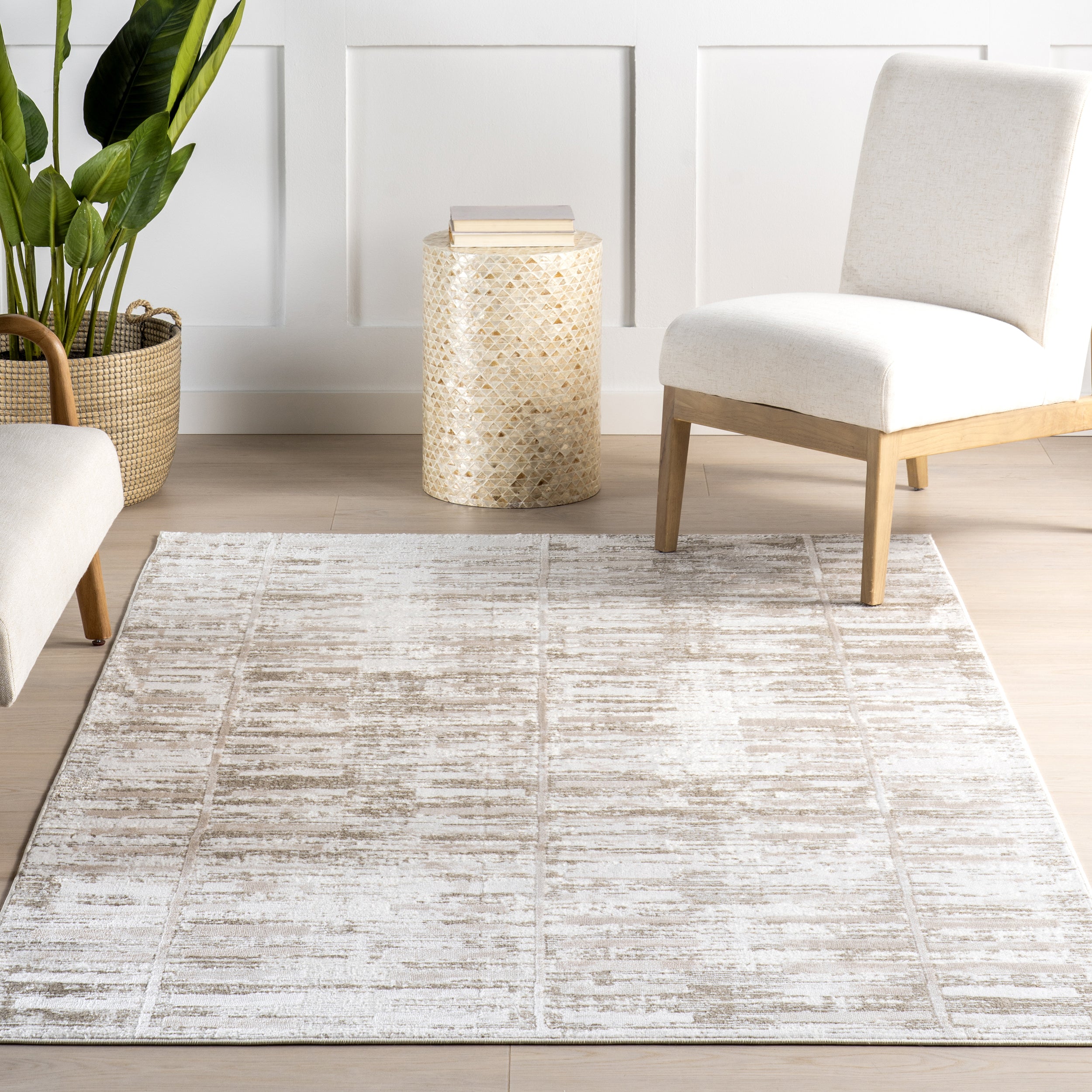 Cambria Geometric Machine Washable Area Rug - Image 9