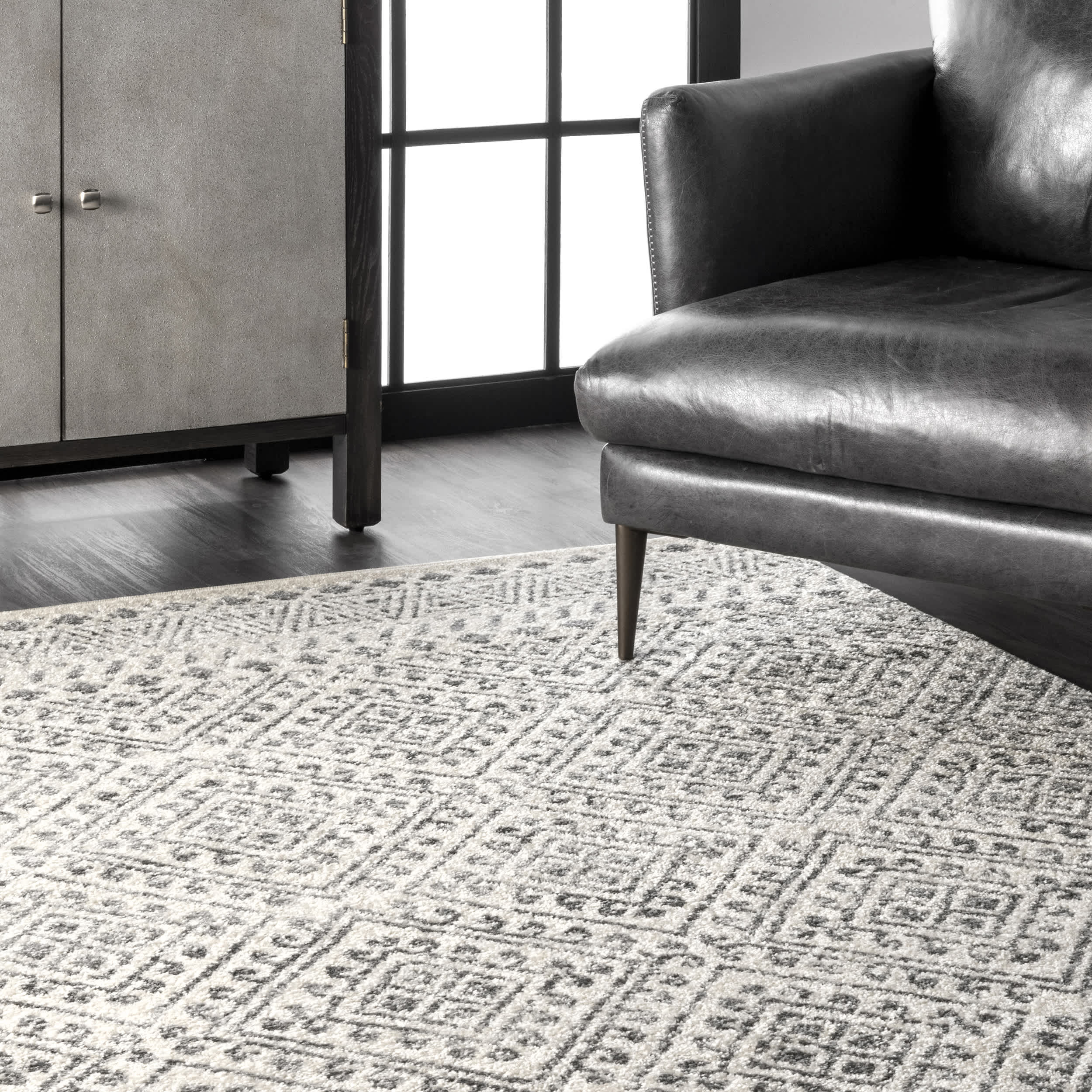Camila Greek Diamond Trellis Area Rug - Image 9