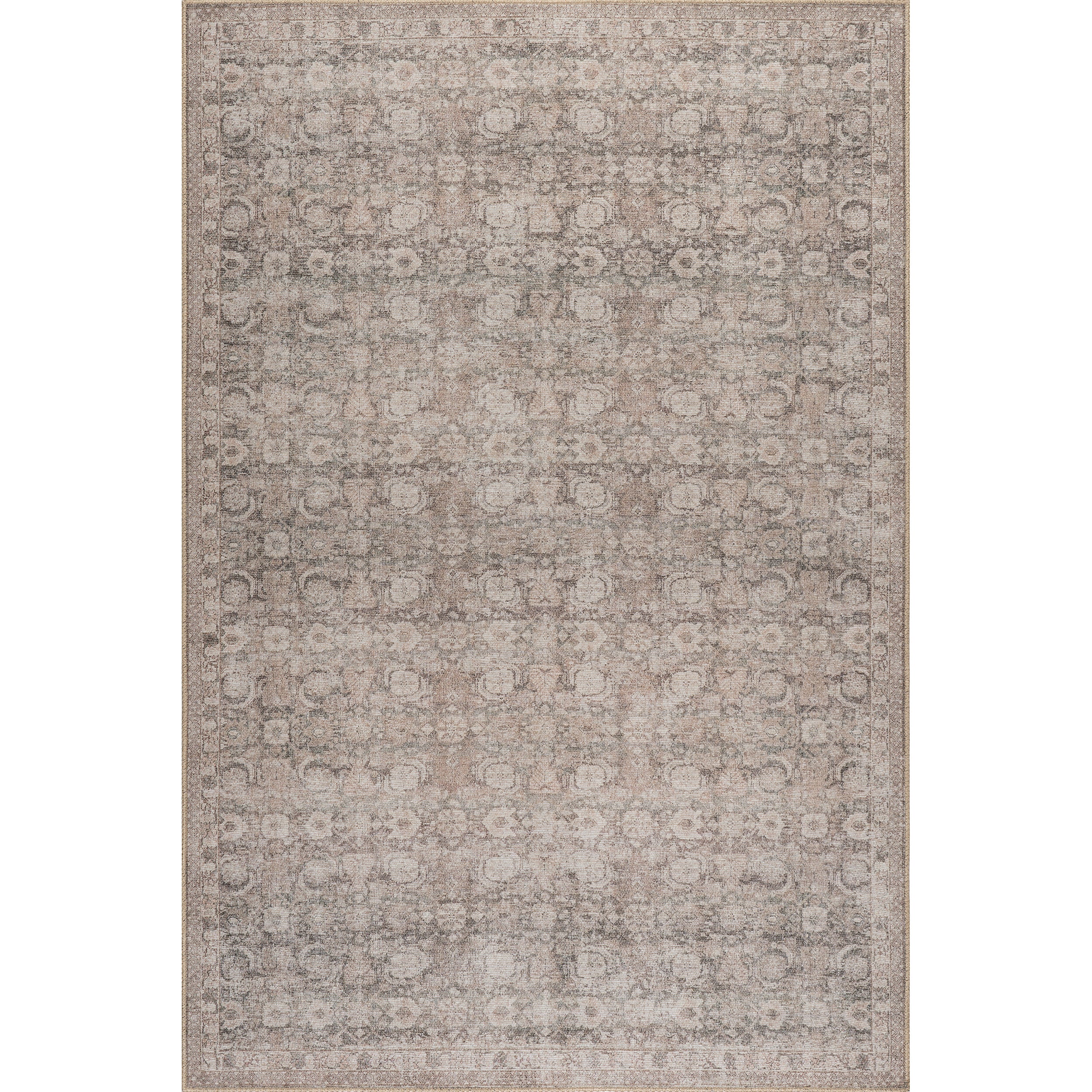 Hillstone Collection Delphi Traditional Vintage Medallion Area Rug