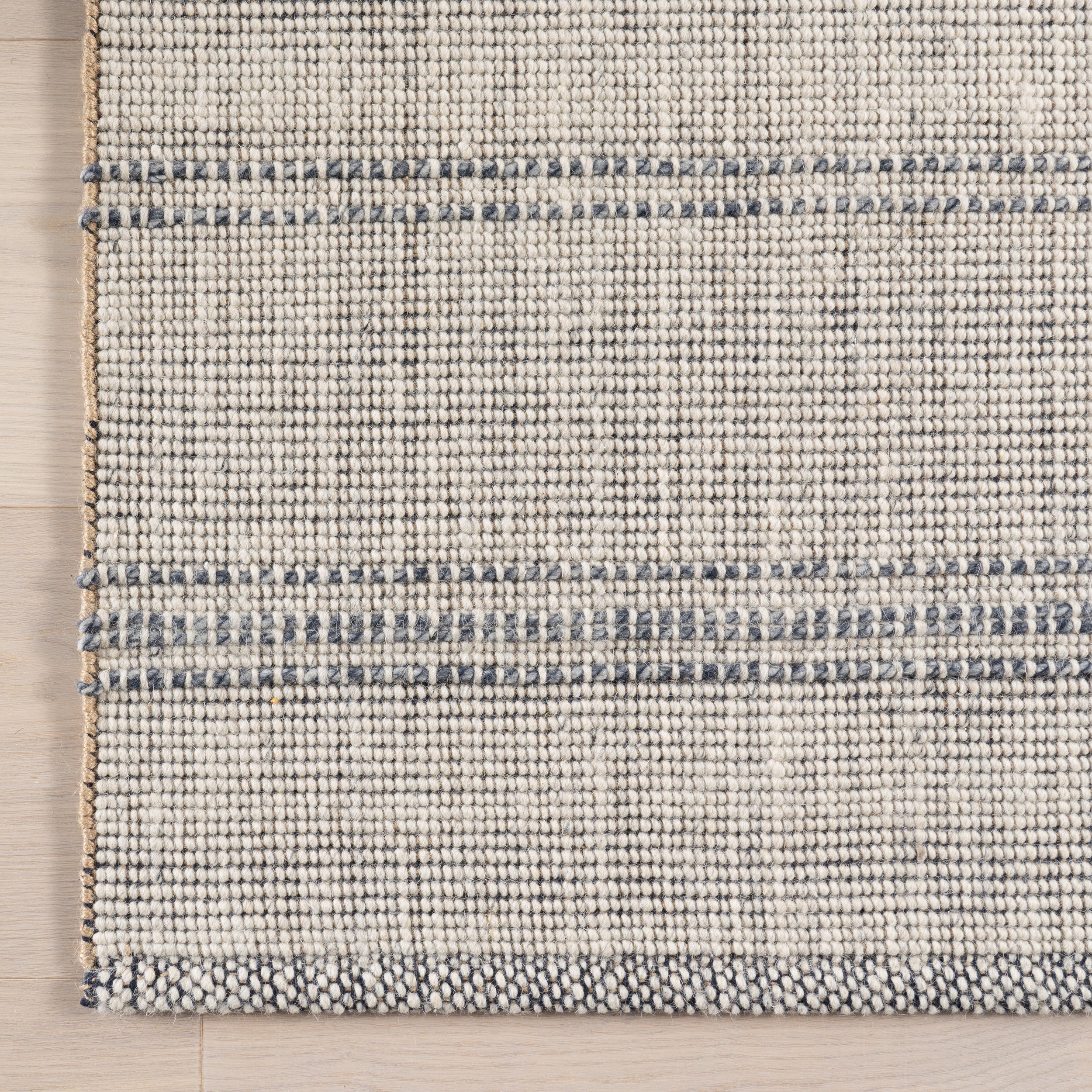 Garnet Striped Wool Area Rug - Image 6