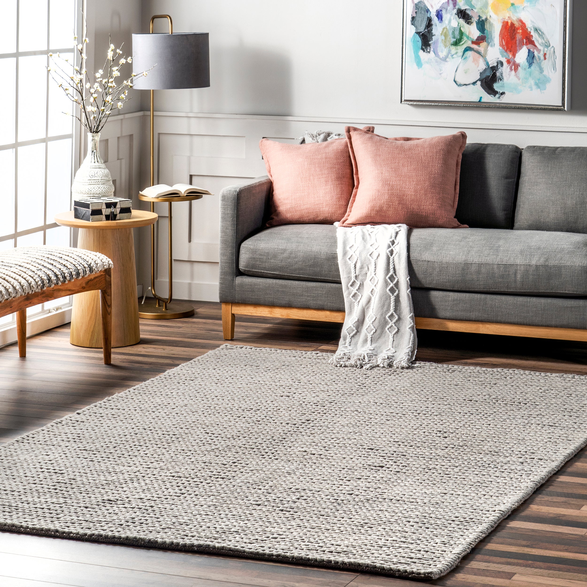 Penelope Braided Wool Area Rug - Image 13