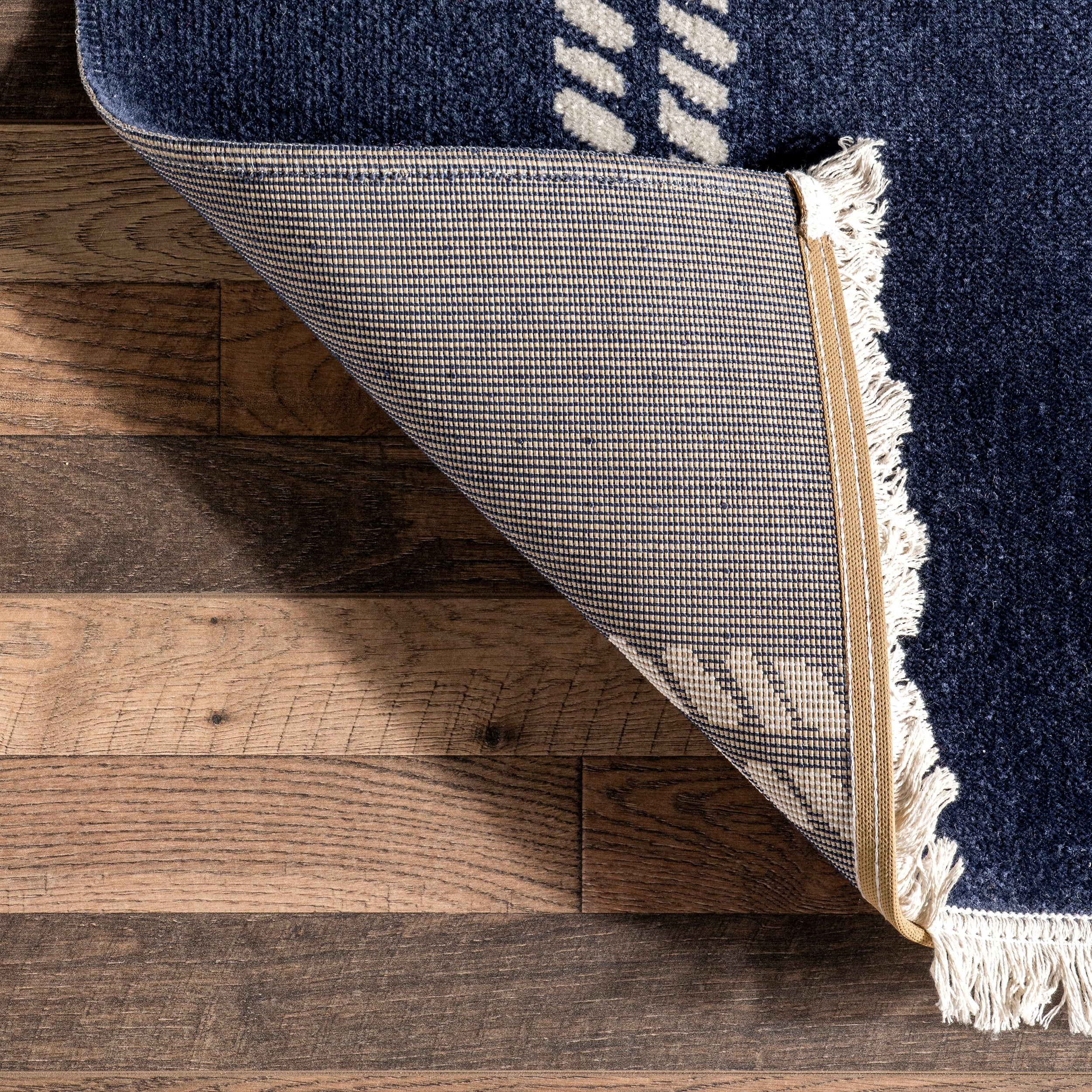 Ida Coastal Ropes Indoor/Outdoor Fringe Area Rug - Image 7