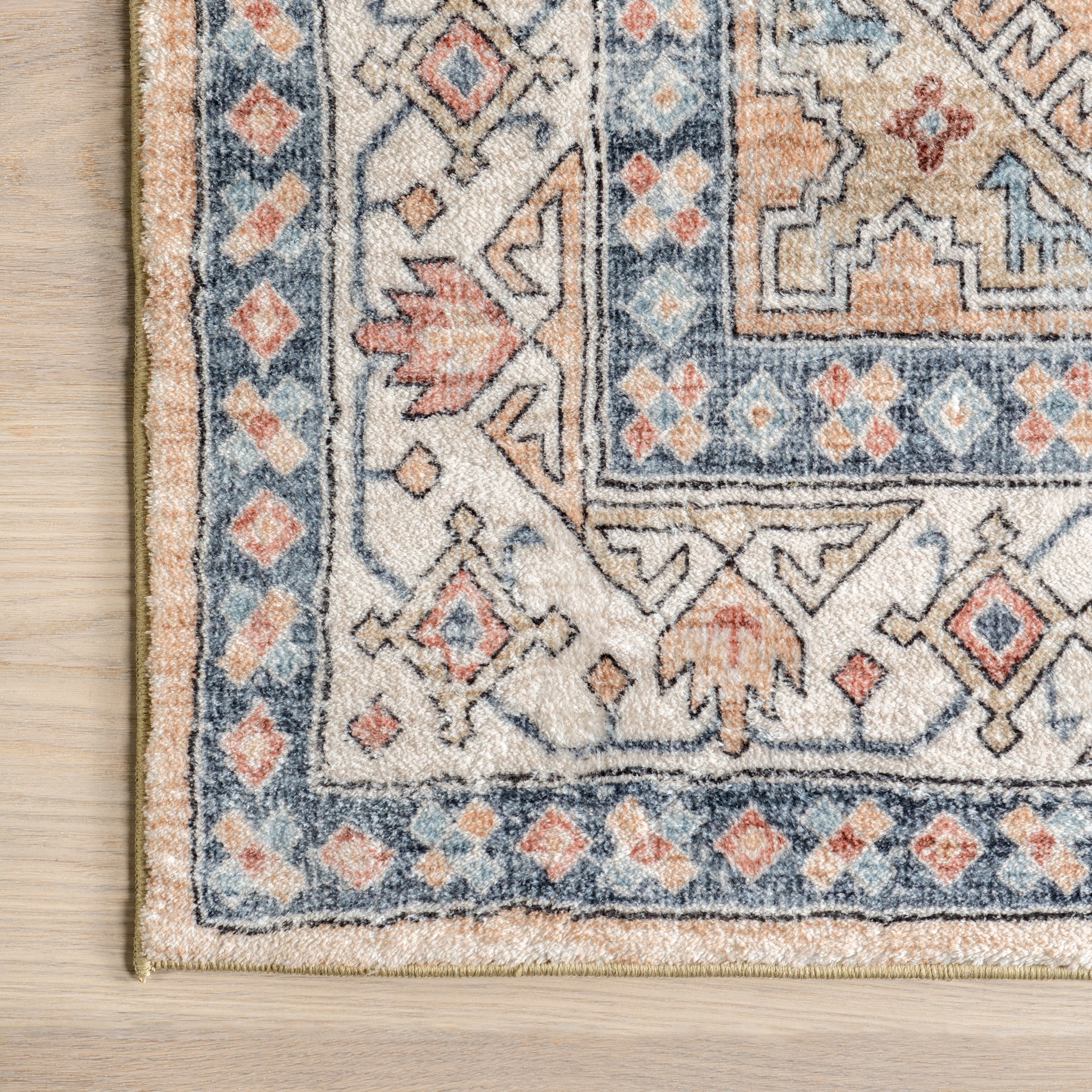 Jordan Vintage Medallion Machine Washable Area Rug - Image 14