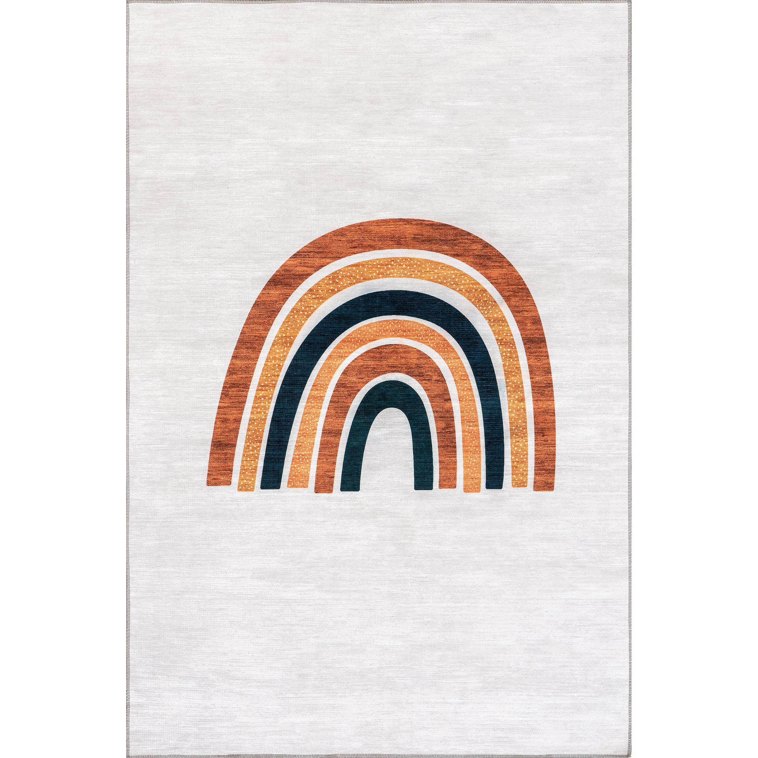 Lia Single Rainbow Machine Washable Area Rug