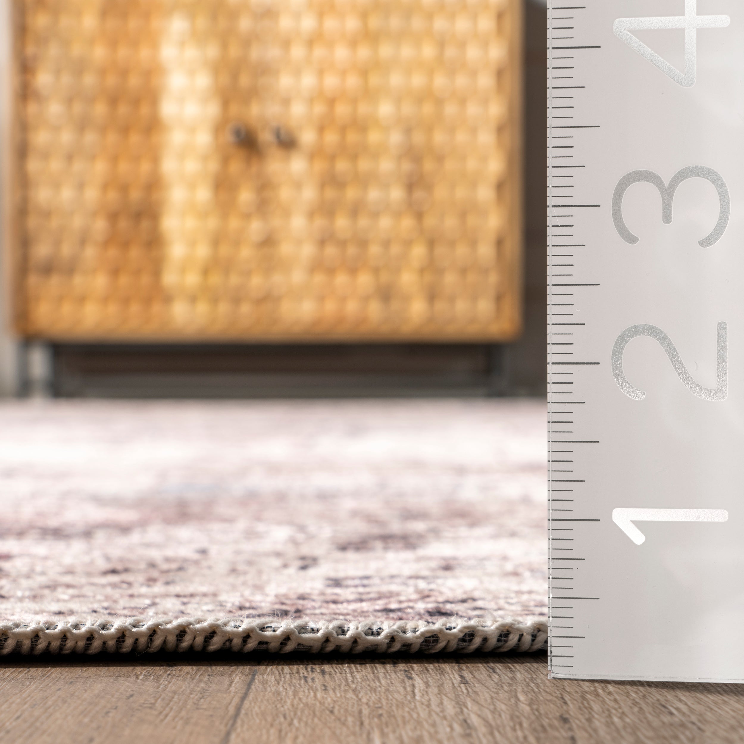 Sharyn Traditional Vintage Cotton Area Rug - Image 3