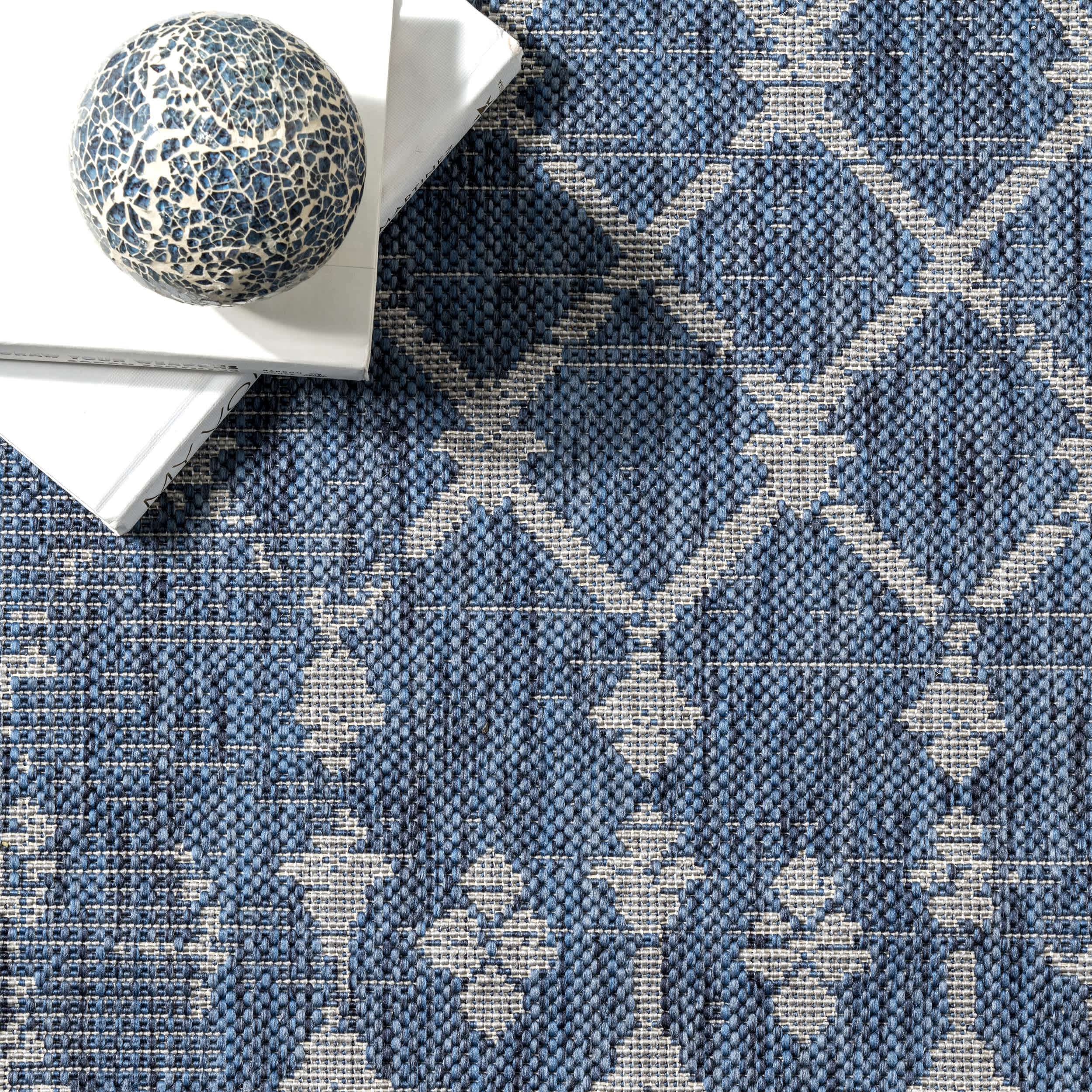 Grayson Moroccan Trellis Indoor/Outdoor Area Rug - Image 6