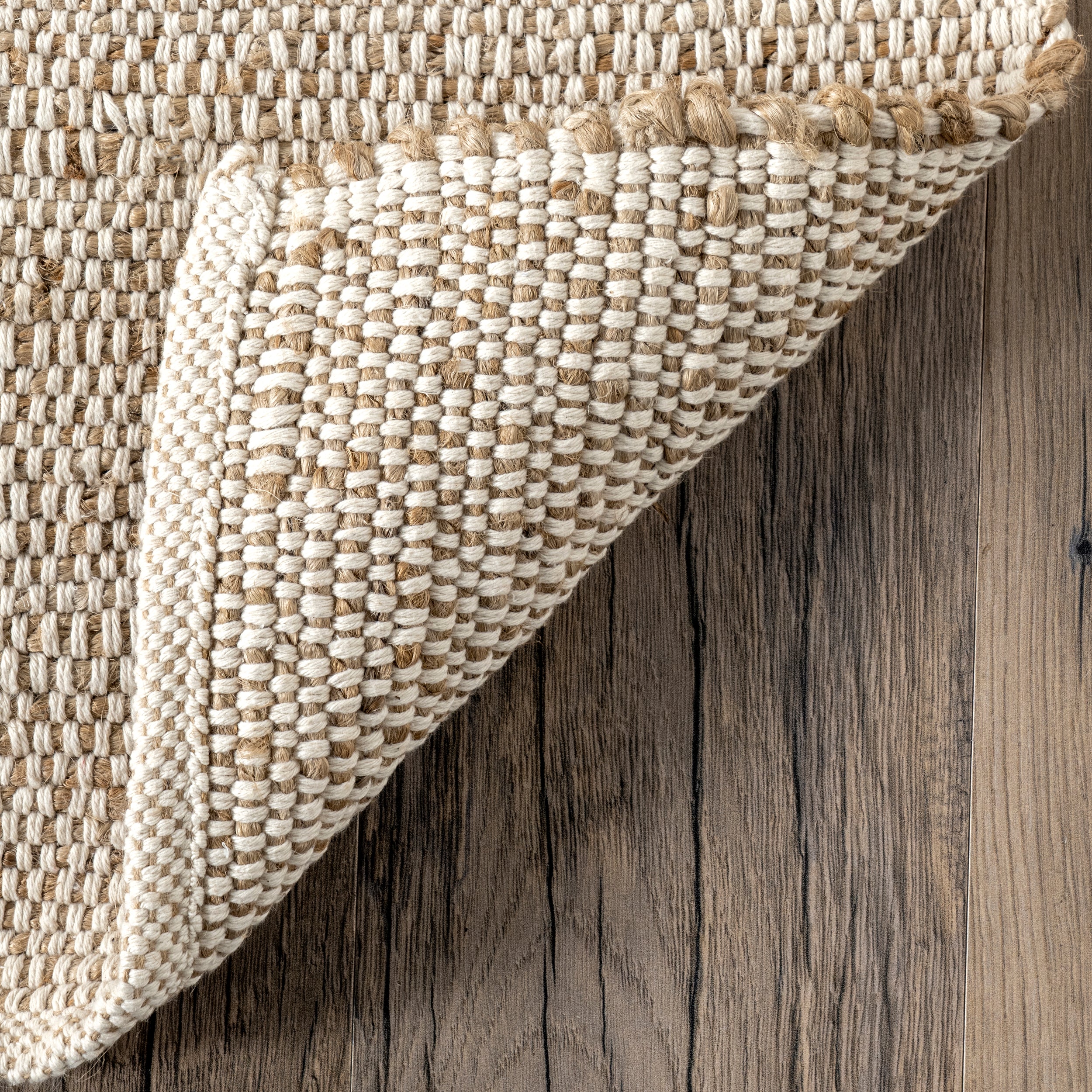 Elfriede Farmhouse Jute Blend Area Rug - Image 7