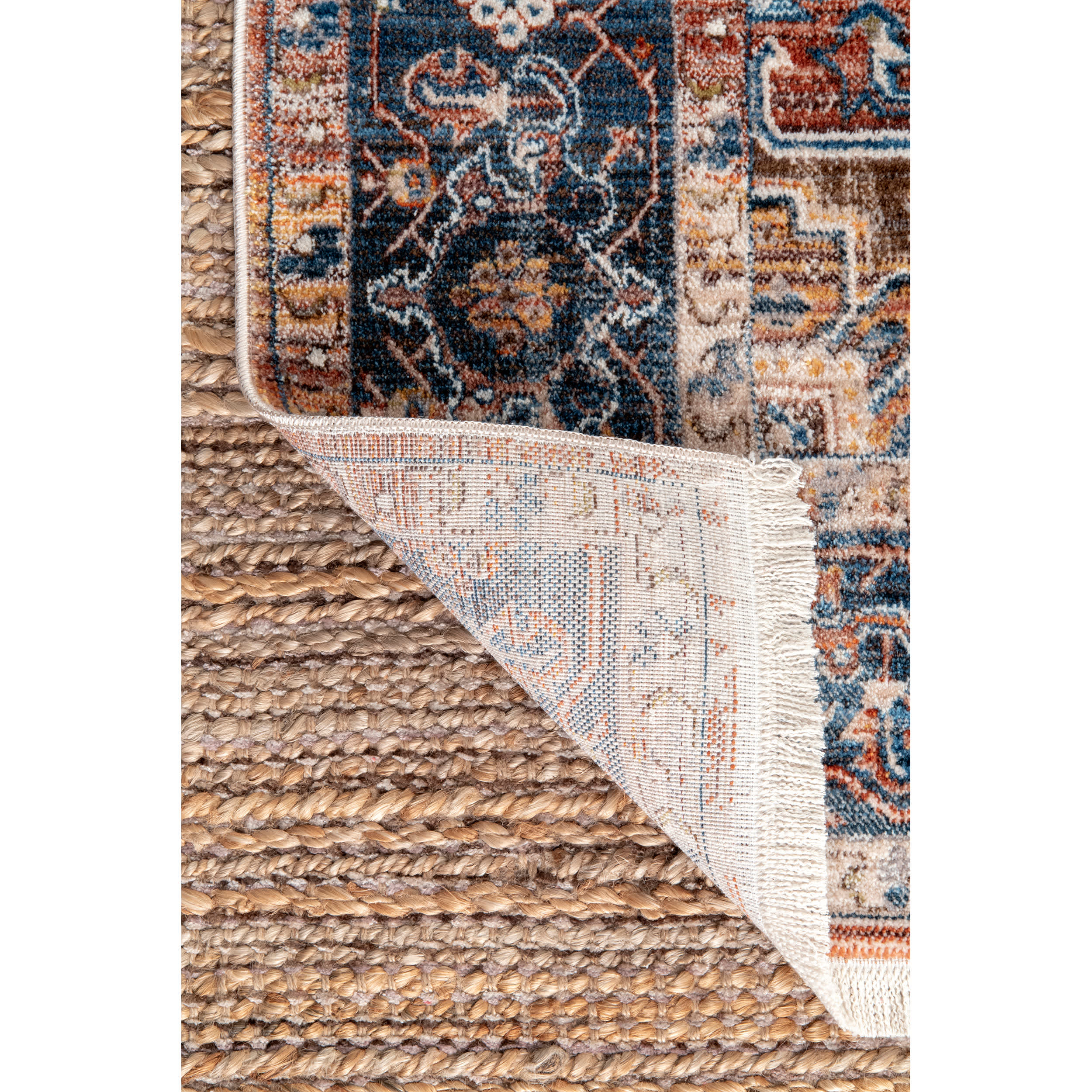 Vintage Pauline Floral Tassel Area Rug - Image 6