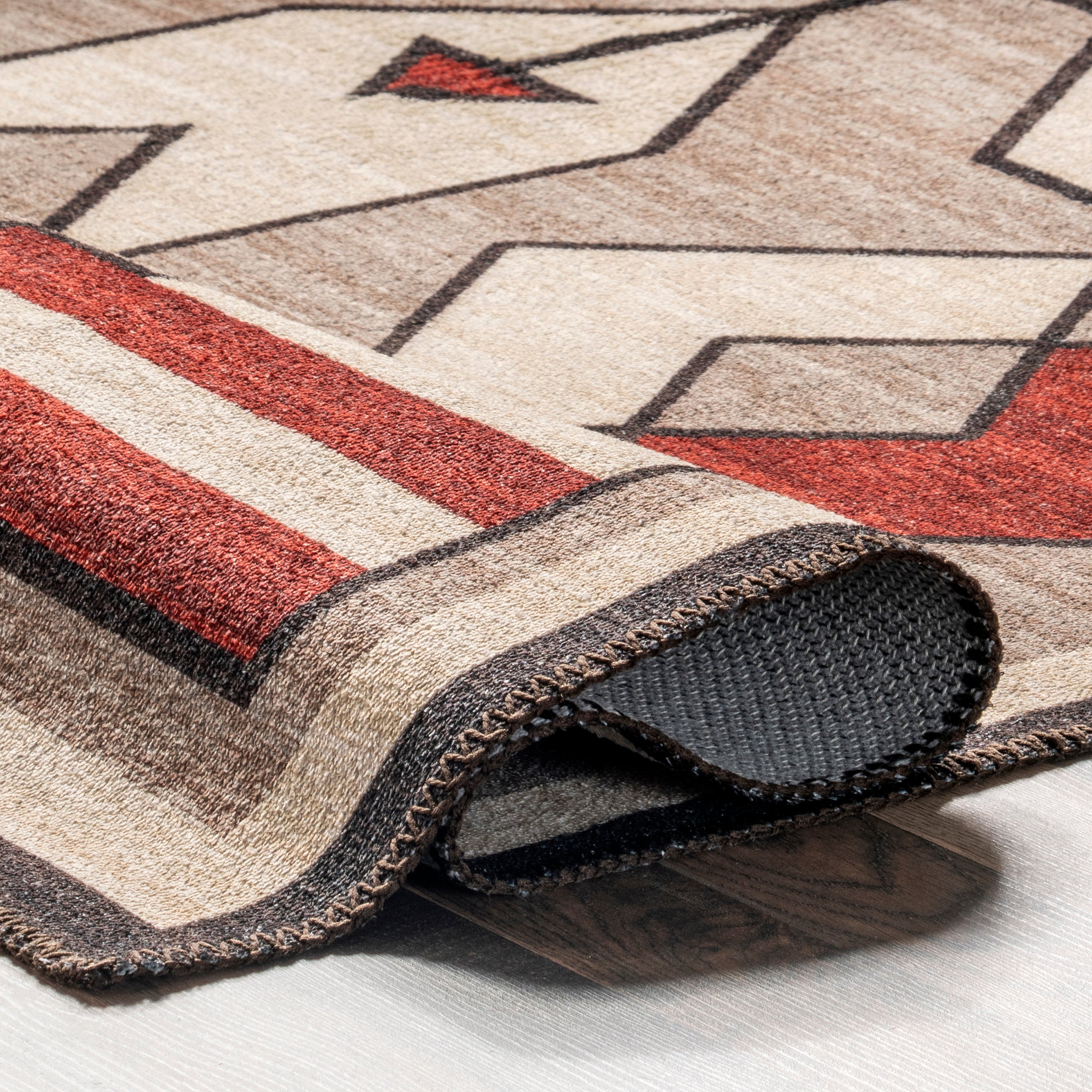 Petra Boho Arrows Machine Washable Area Rug - Image 13