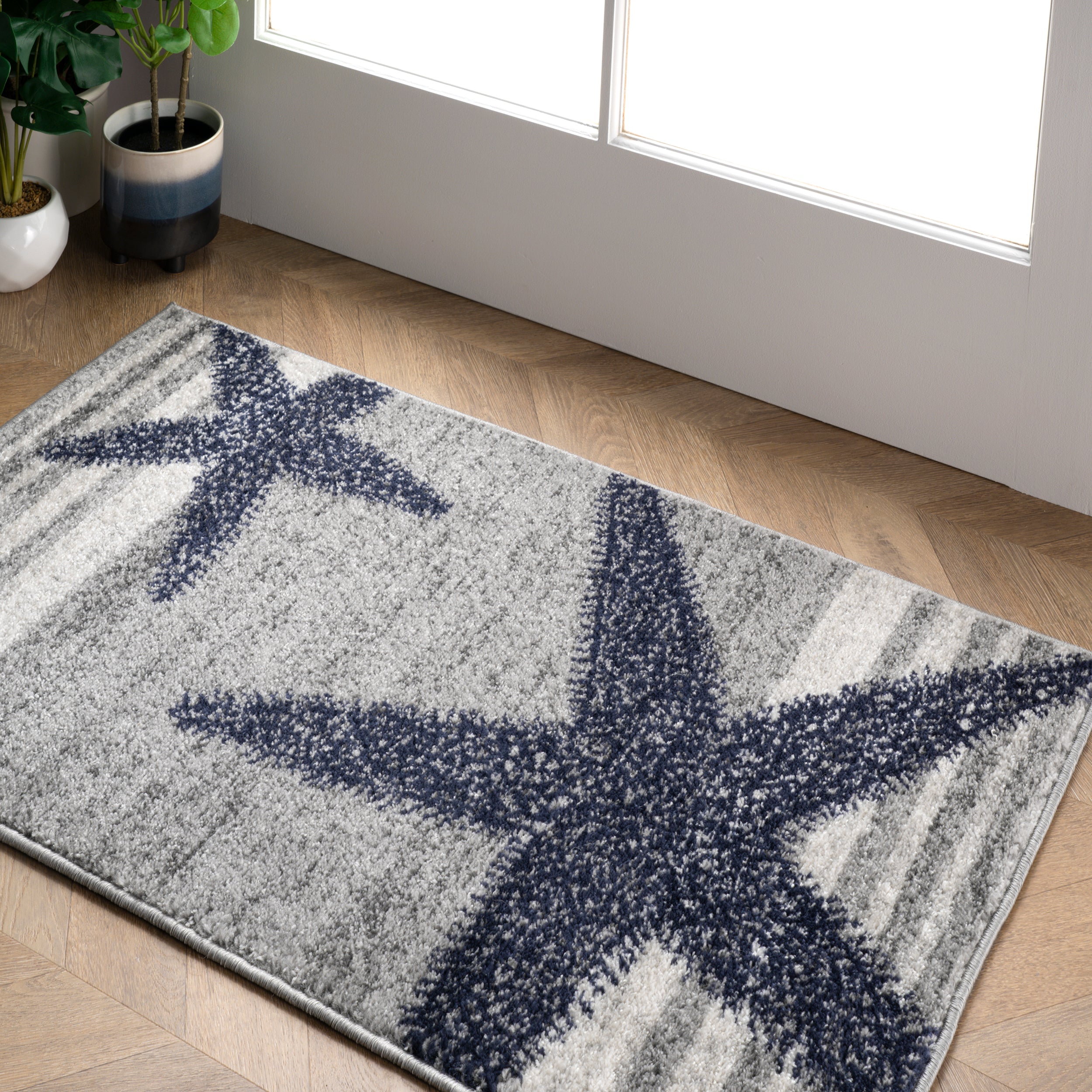 Thomas Paul Starfish and Striped Area Rug - Image 13