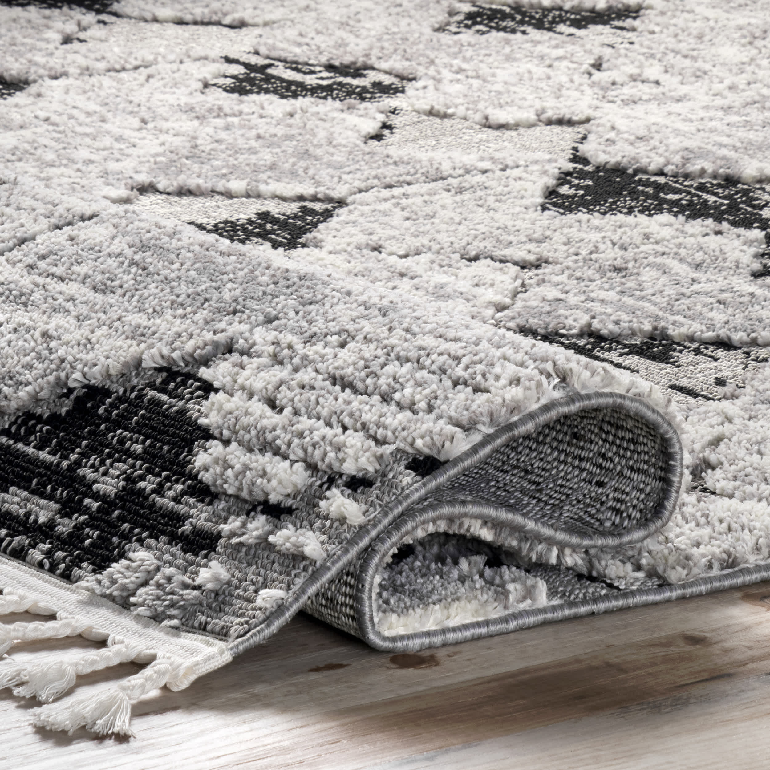 Agata Textured Tassel Area Rug - Image 8