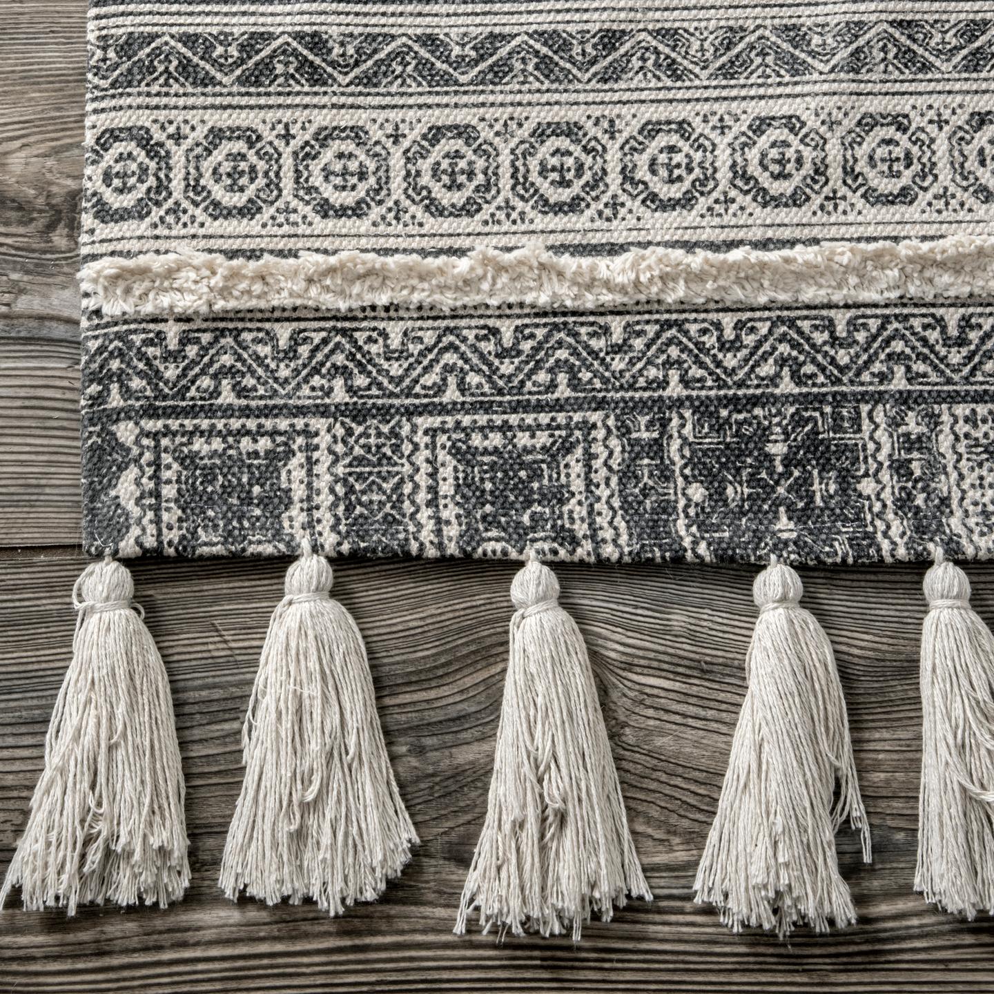 Rasmus Greek Frieze Stripes Area Rug - Image 3