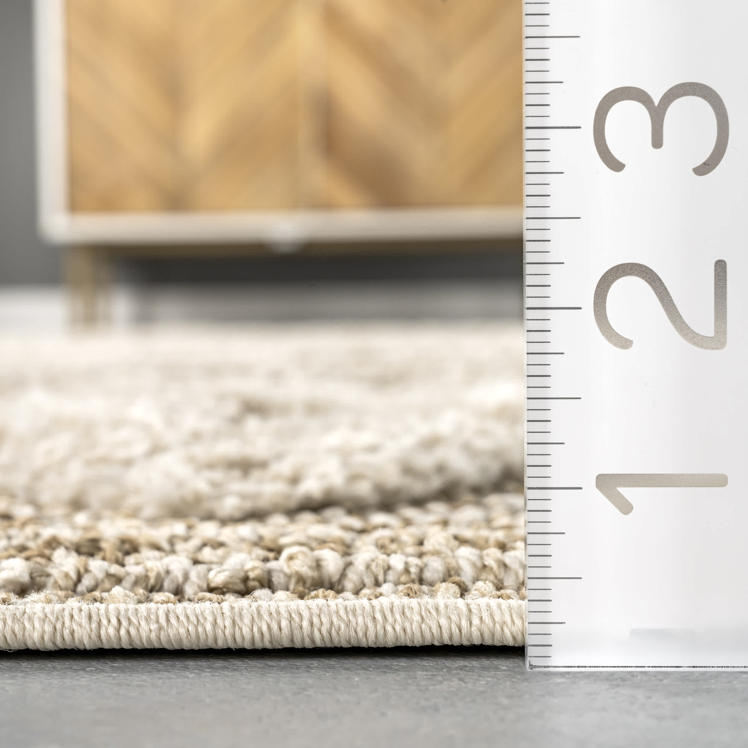 Rebecca High Low Textured Shaggy Area Rug - Image 12