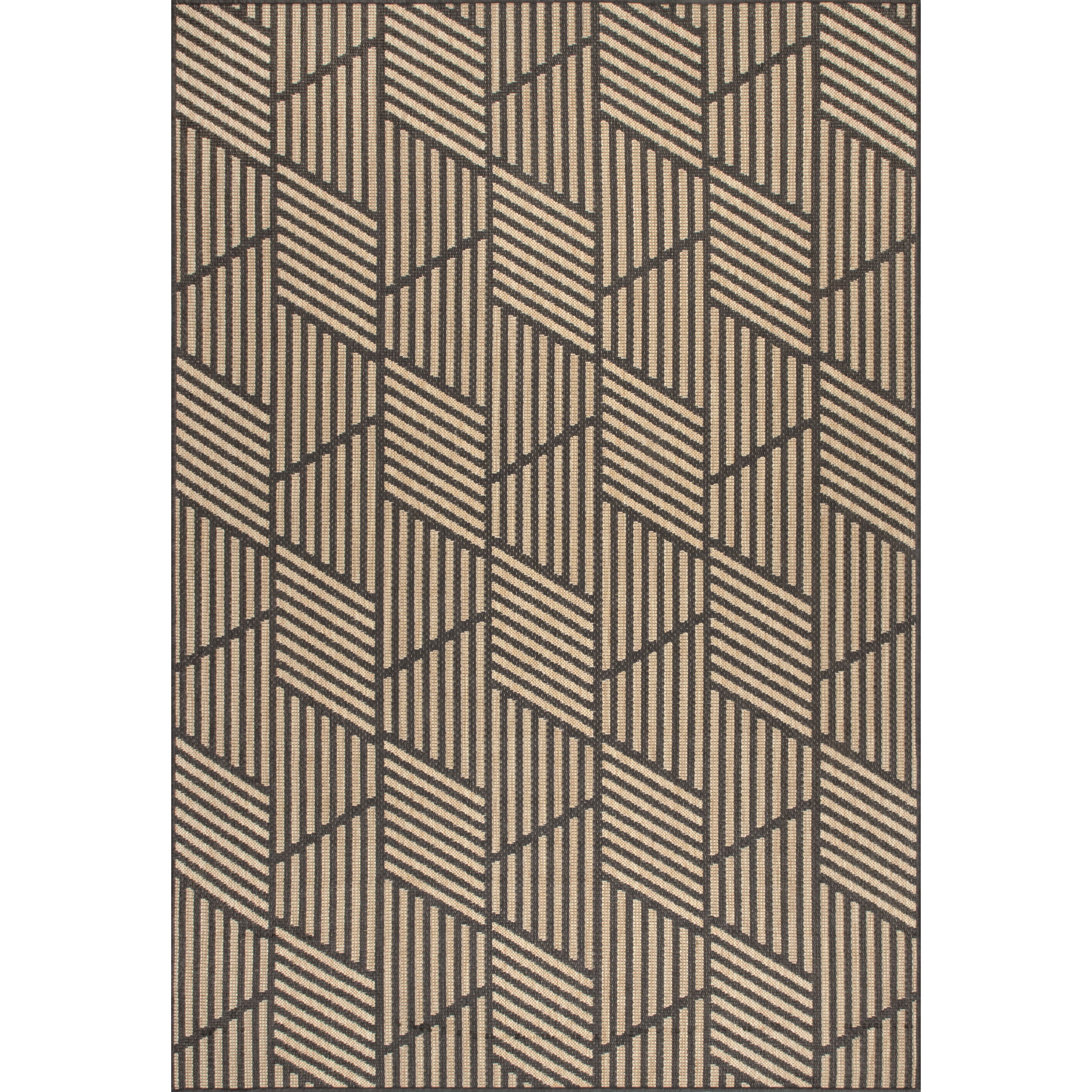 Leona Modern Geometric Indoor/Outdoor Area Rug
