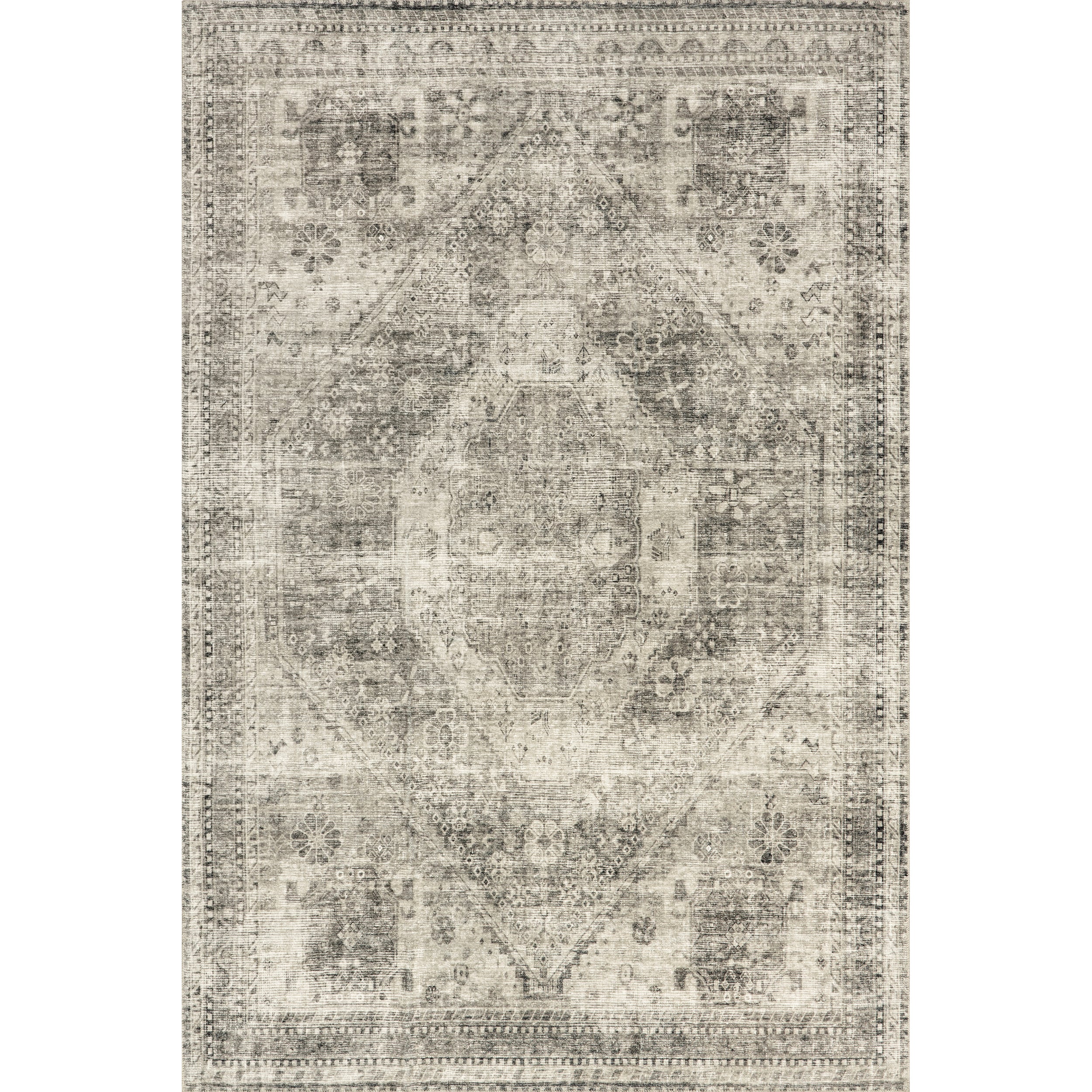 Nevaeh Machine Washable Bohemian Medallion Area Rug - Image 14