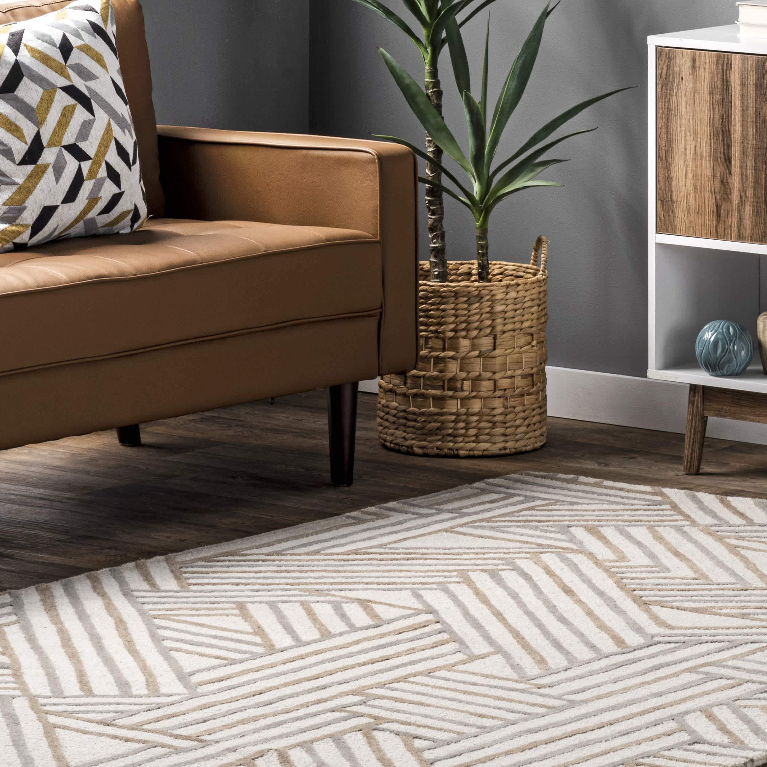Bonnie Hand Tufted Wool Abstract Area Rug - Image 9