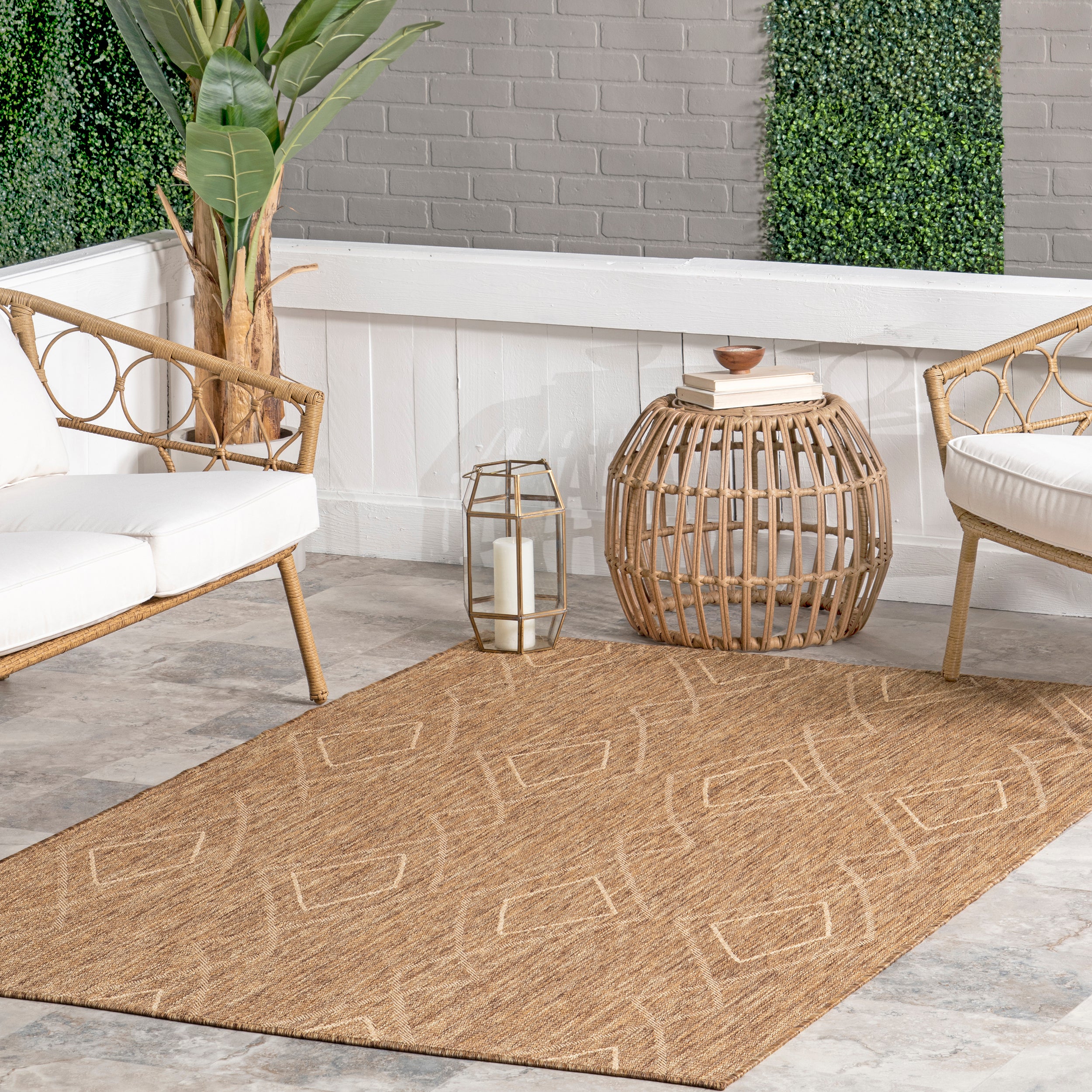 Mallie Moroccan Striped Indoor/Outdoor Area Rug - Image 11