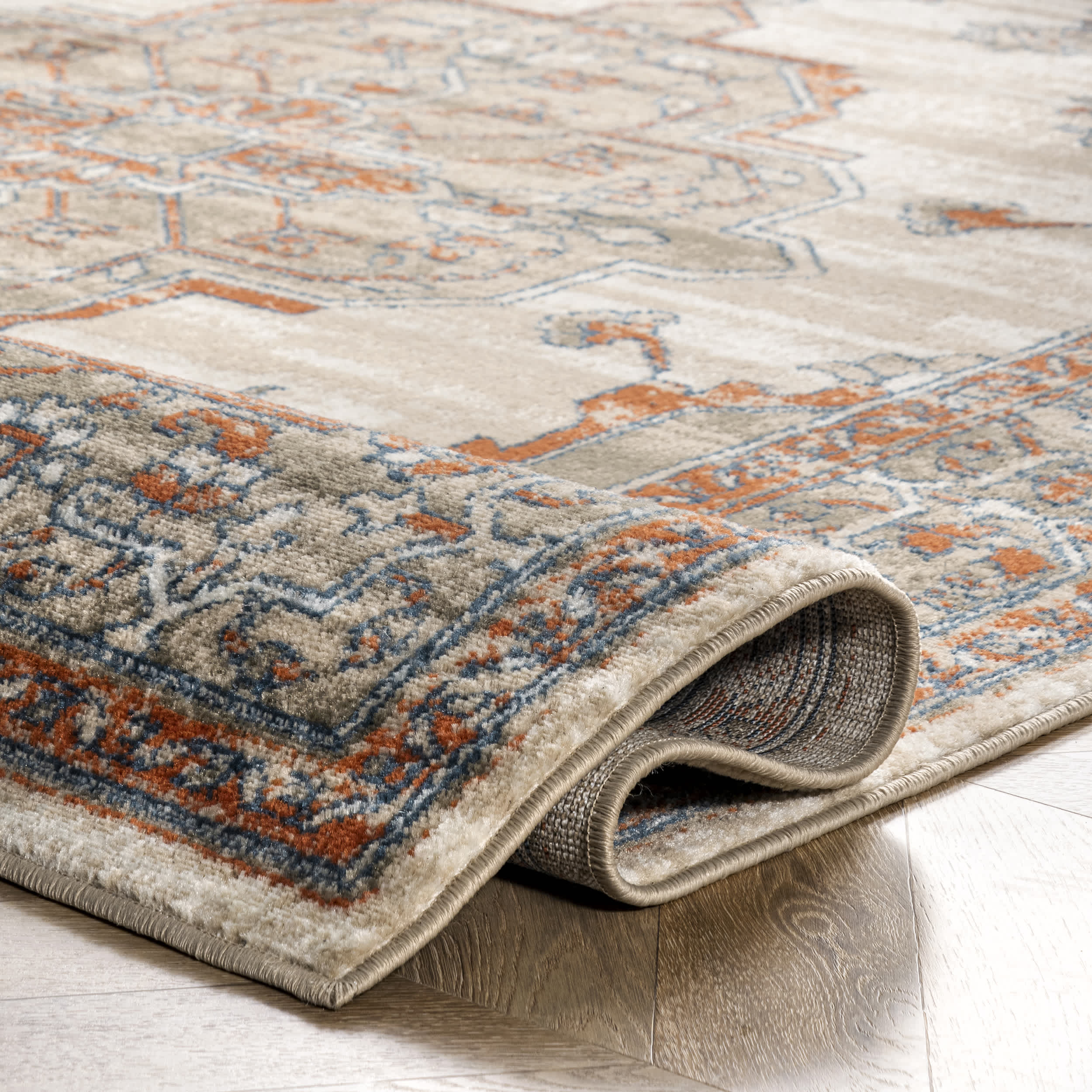 Talulla Faded Medallion Area Rug - Image 4