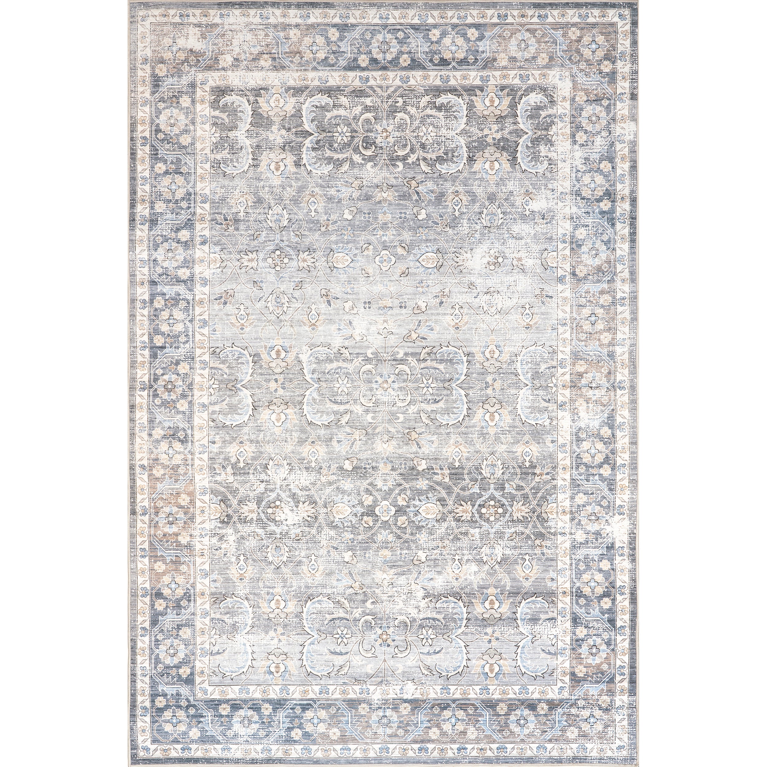 Ivette Persian Stain Repellent Machine Washable Area Rug