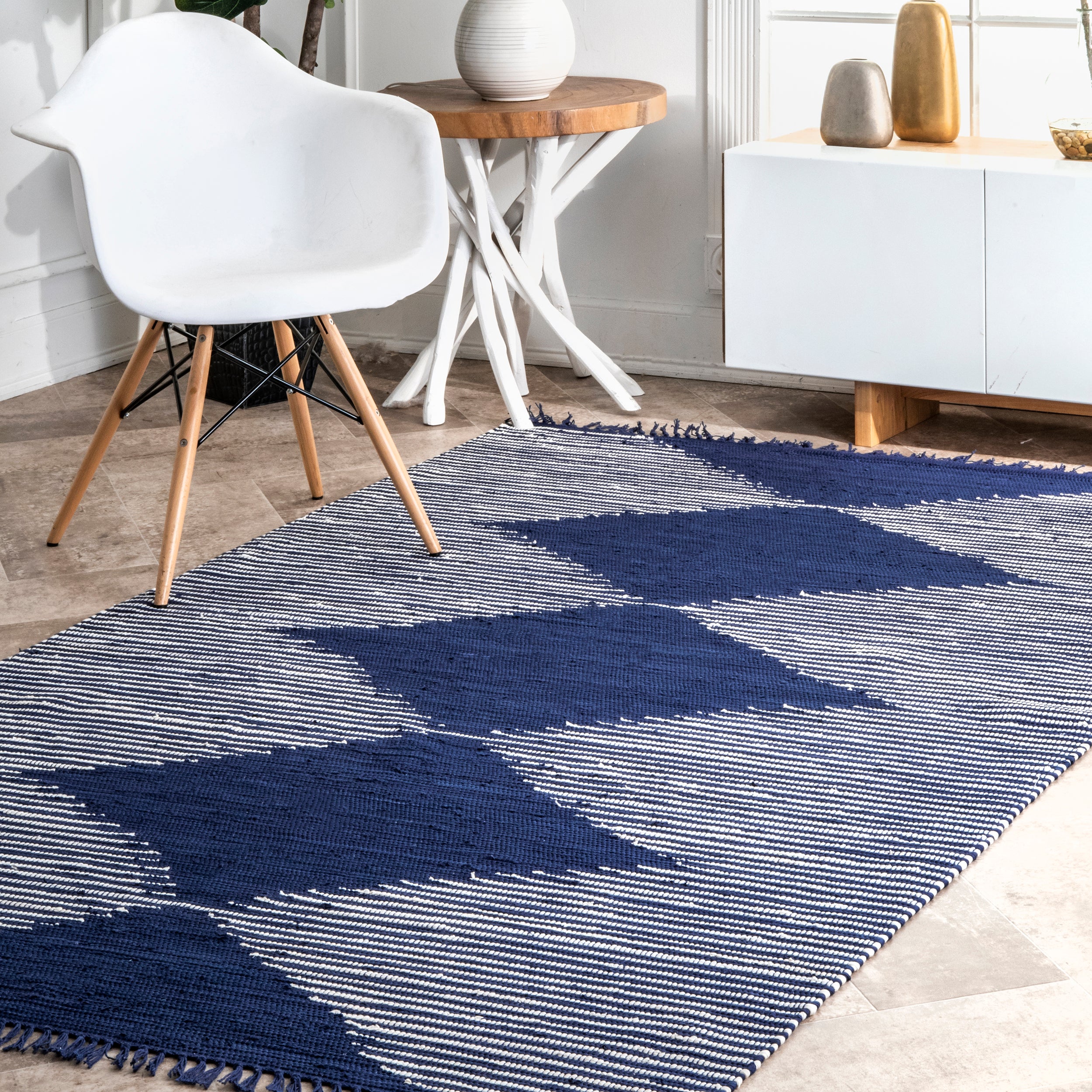 Collins Lined Diamonds Area Rug - Image 2
