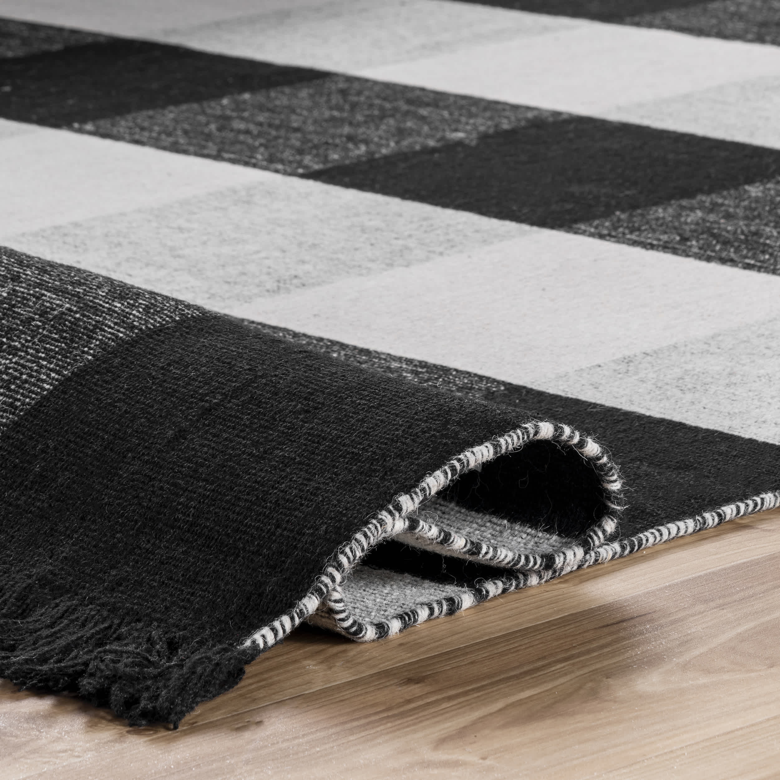 Fay Buffalo Plaid Fringe Area Rug - Image 4