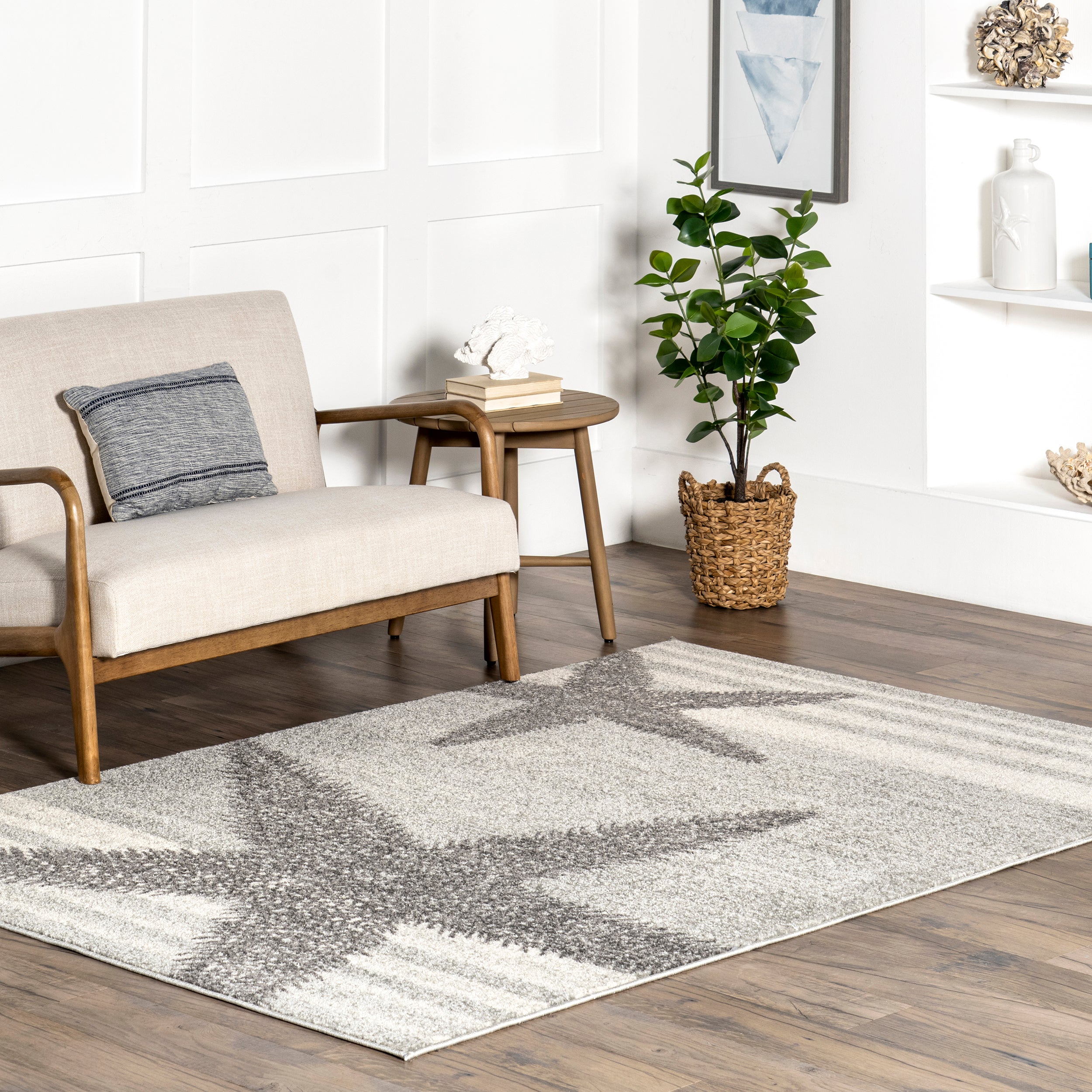 Thomas Paul Starfish and Striped Area Rug - Image 24