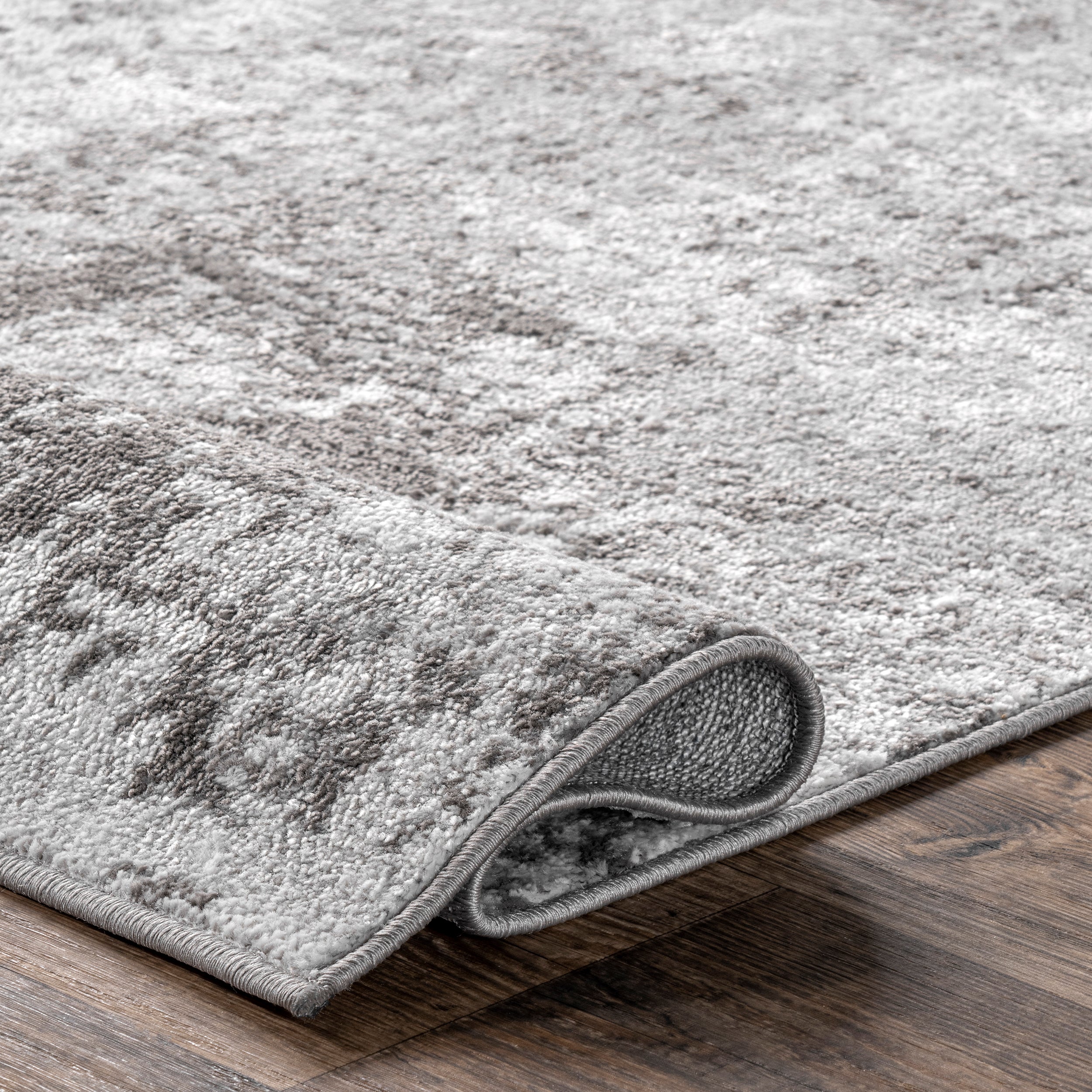 Jade Faded Abstract Area Rug - Image 4