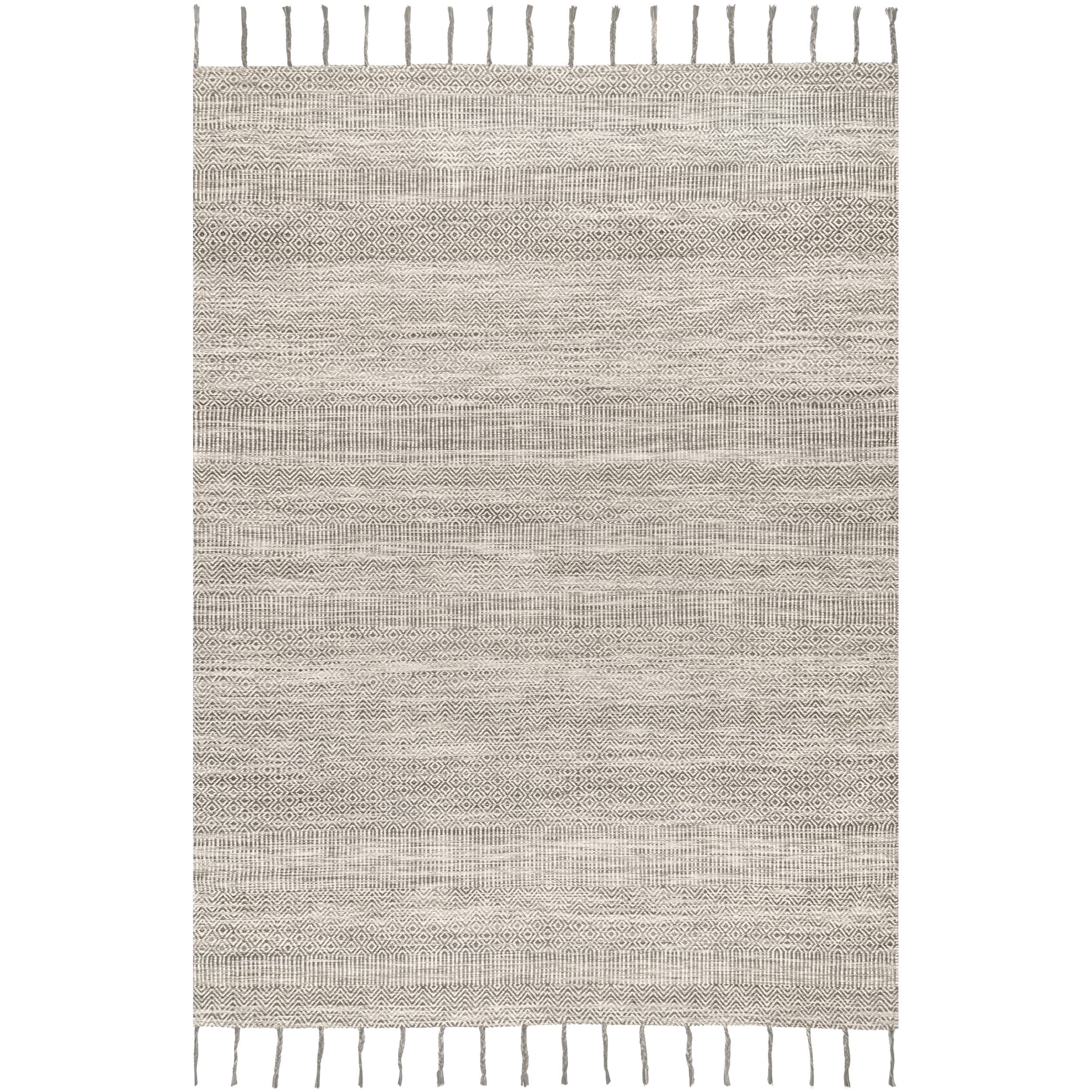 Diem Geometric Cotton Tassel Area Rug - Image 11