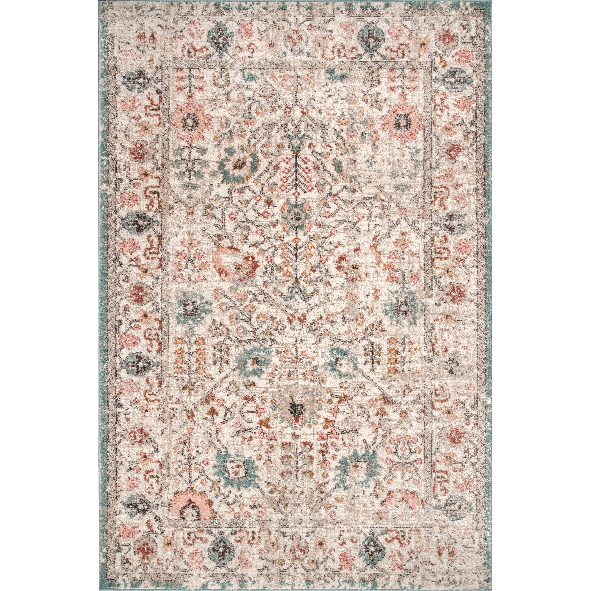 Lenore Vintage Floral Area Rug