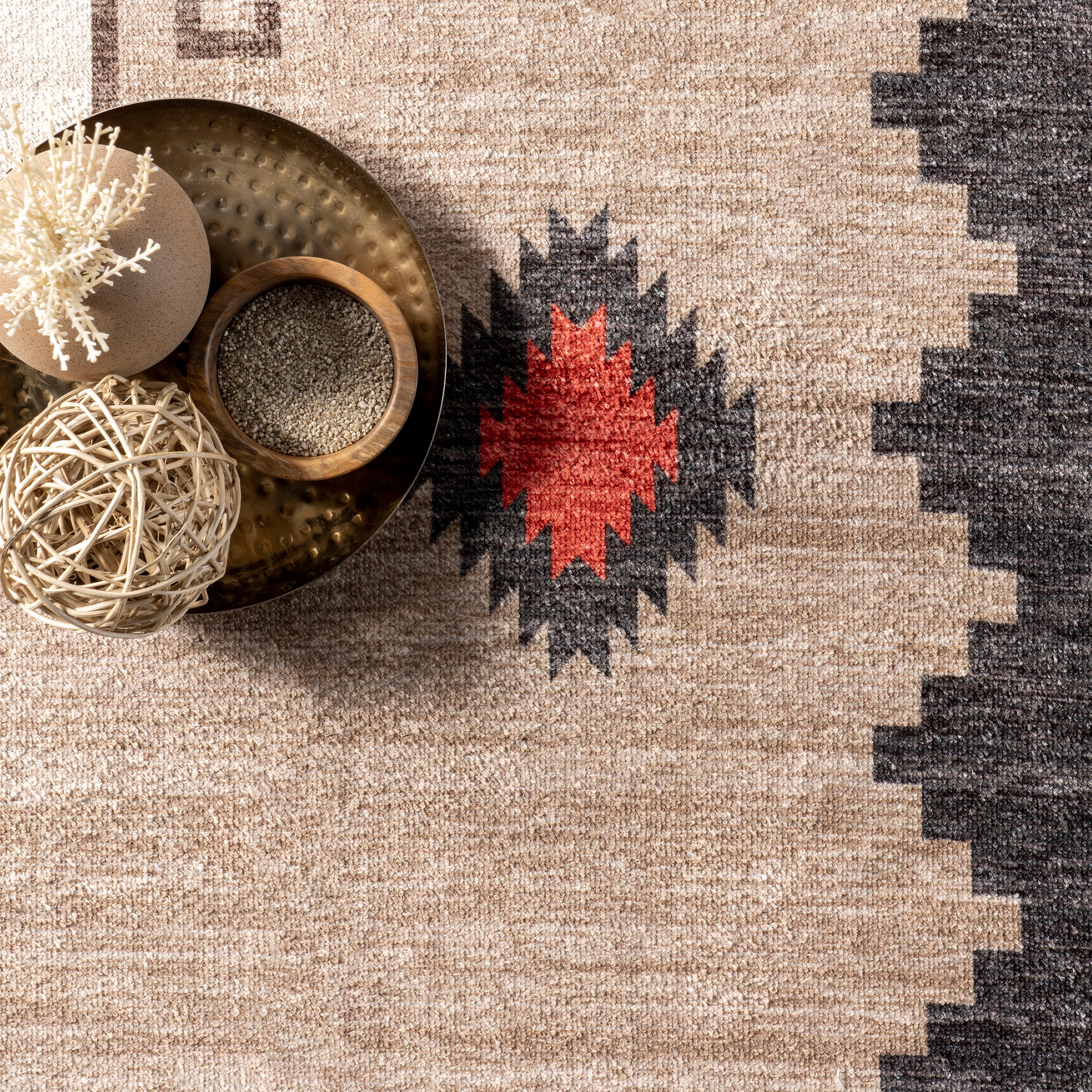 Imelda Aztec Machine Washable Area Rug - Image 24