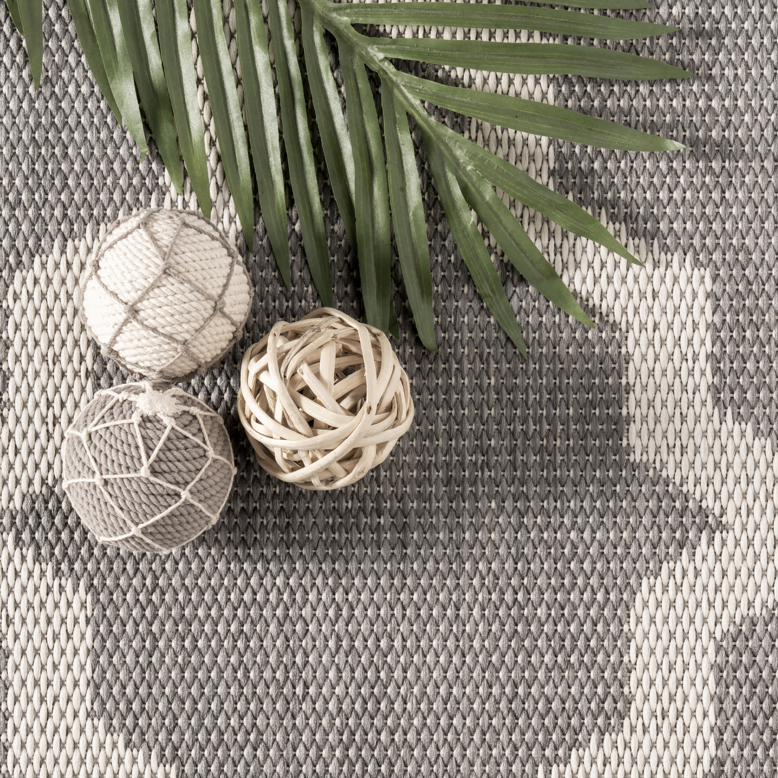 Machine Made Gina Outdoor Moroccan Trellis Area Rug - Image 27