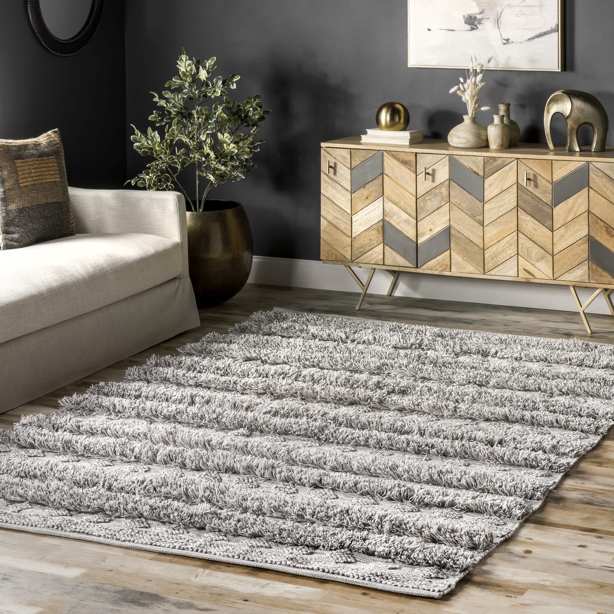 High Low Tribal Josiah Area Rug - Image 2