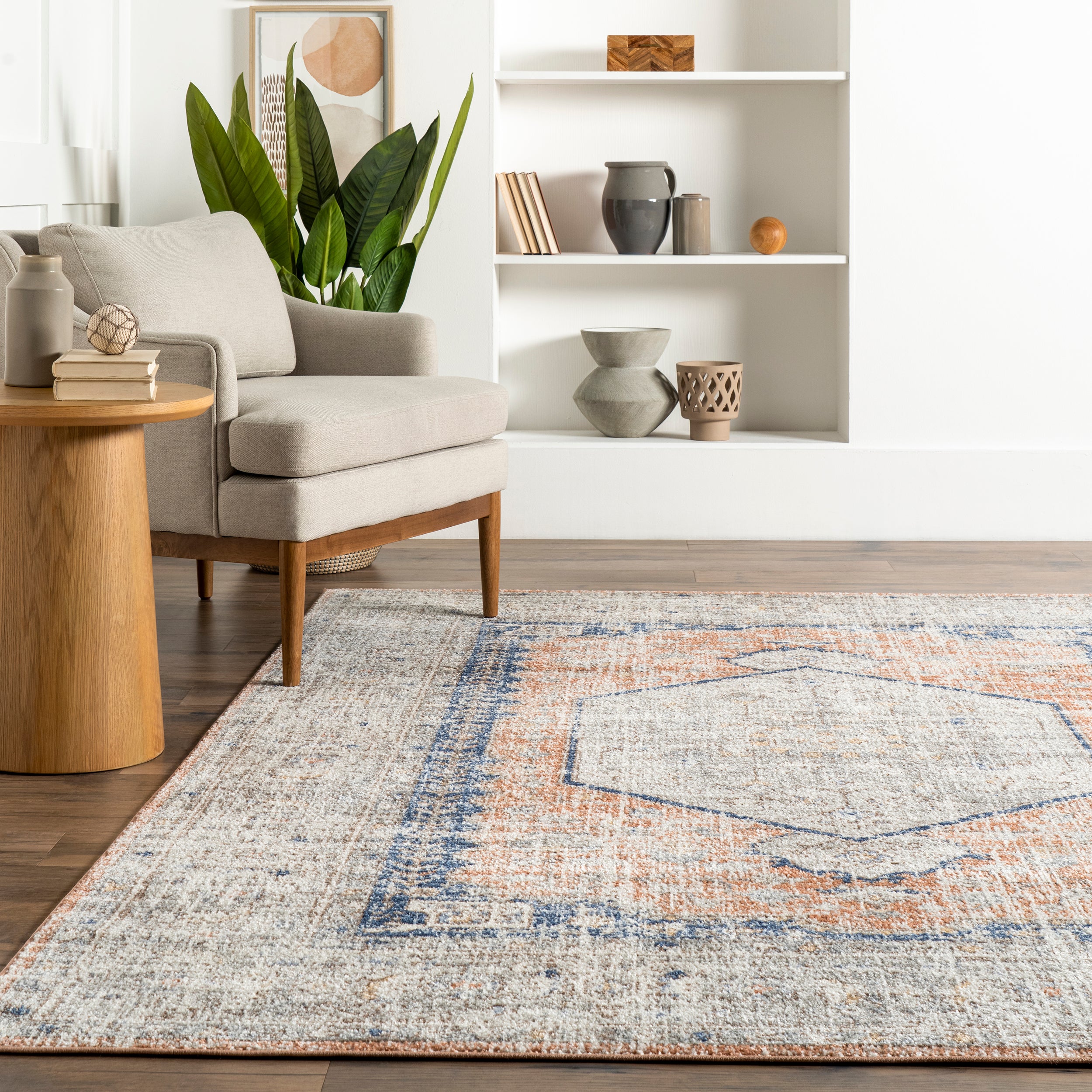 Jacquie Vintage Floral Area Rug - Image 8
