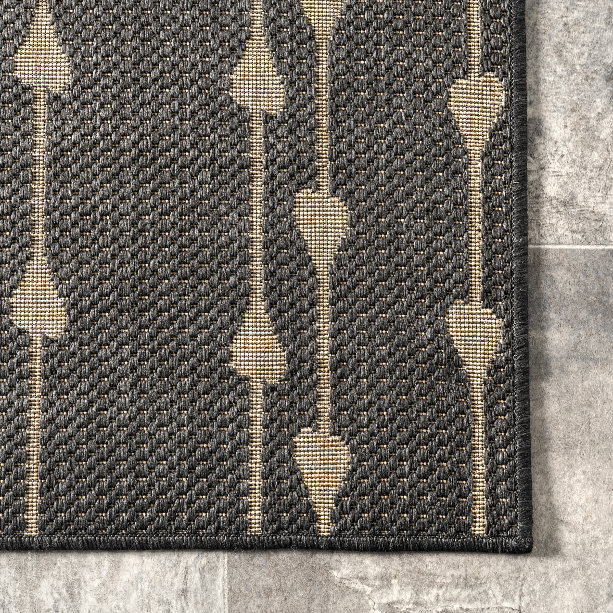 Kiernan Vertical Teardrop Stripe Indoor/Outdoor Area Rug - Image 10