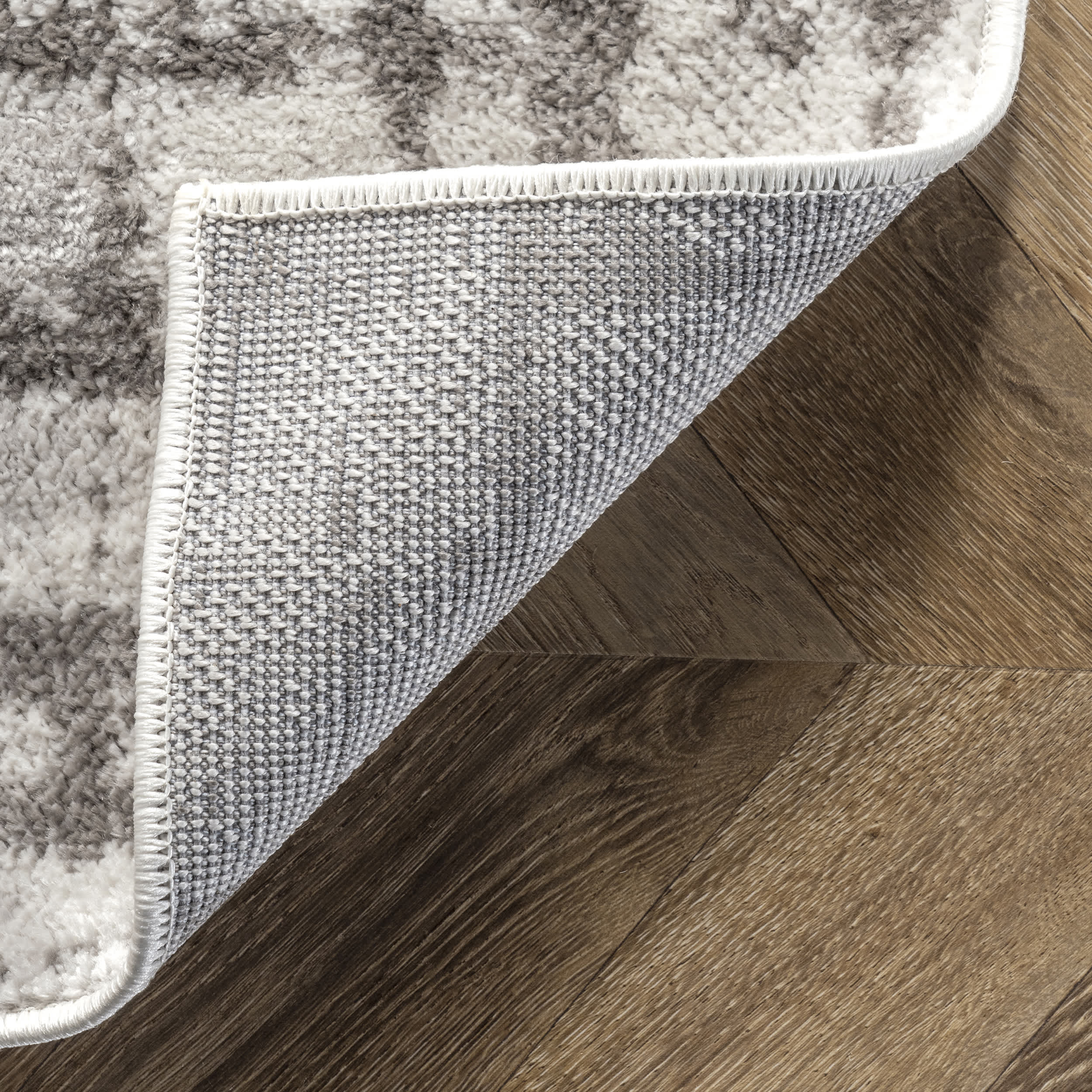 Annie Modern Crosshatch Abstract Area Rug - Image 7